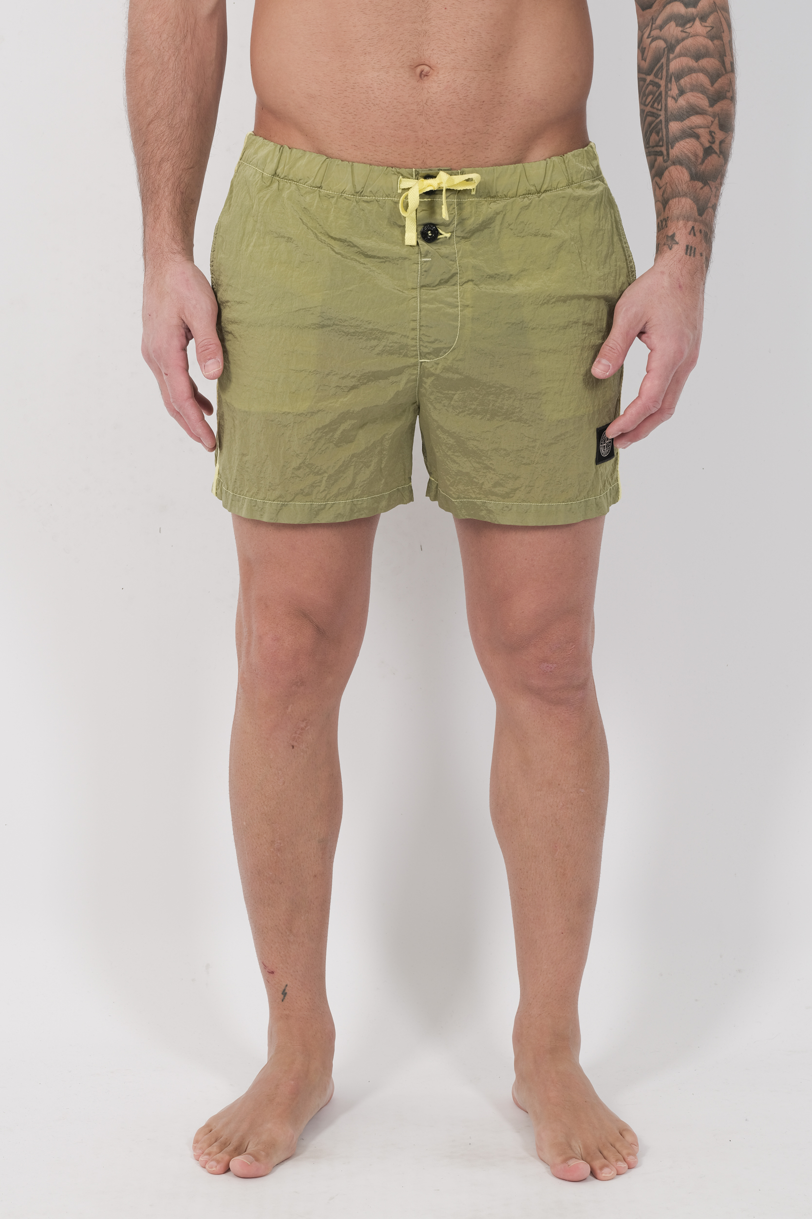 MAILLOT DE BAIN STONE ISLAND JAUNE 100003-V0031