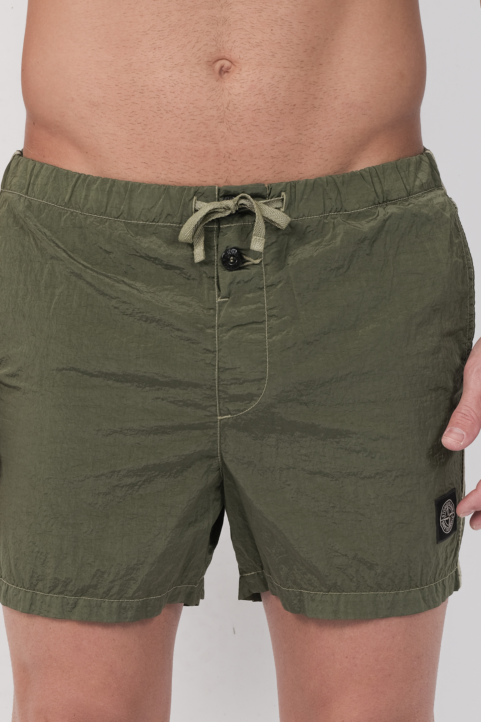 MAILLOT DE BAIN STONE ISLAND KAKI 100003-V005G