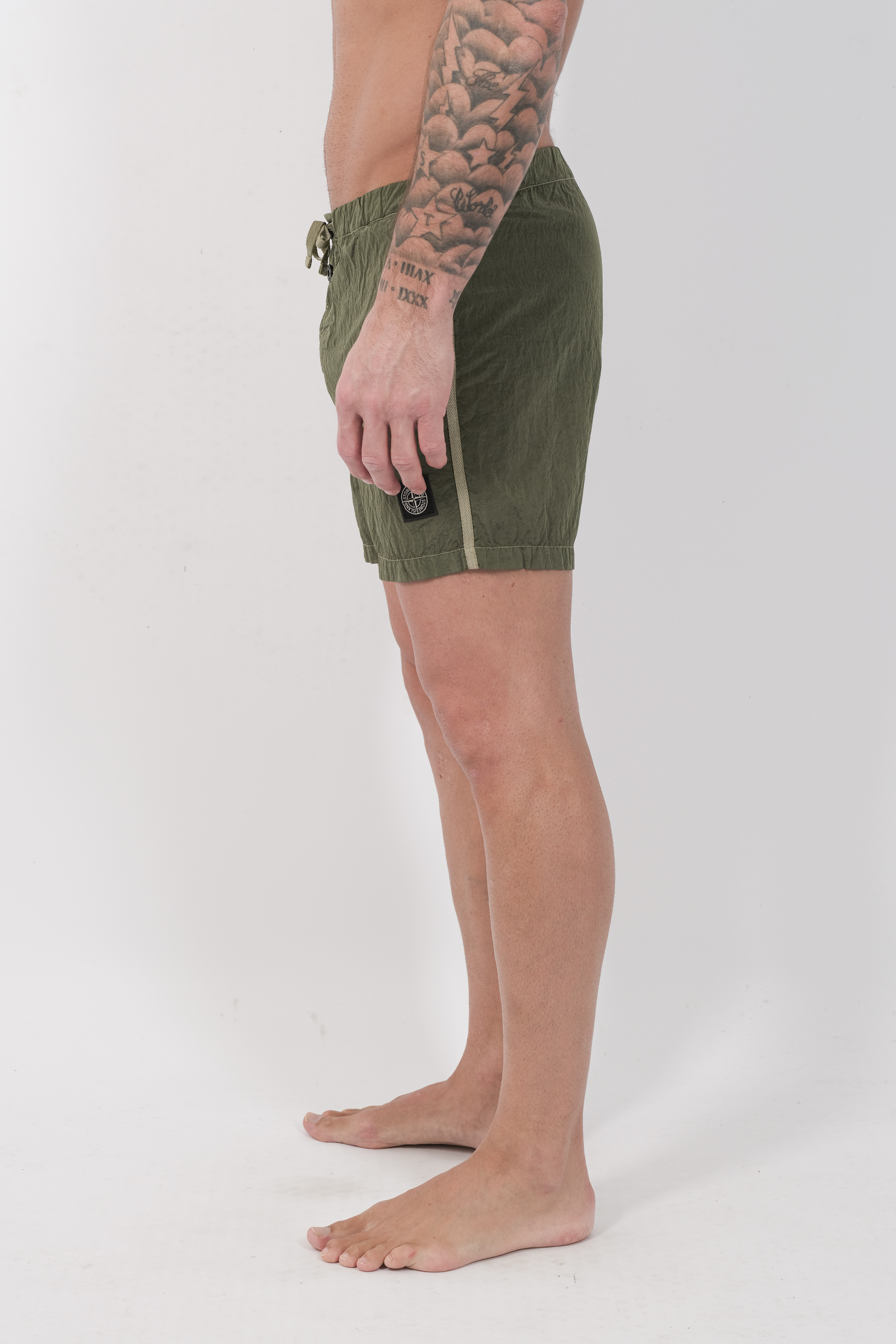 MAILLOT DE BAIN STONE ISLAND KAKI 100003-V005G