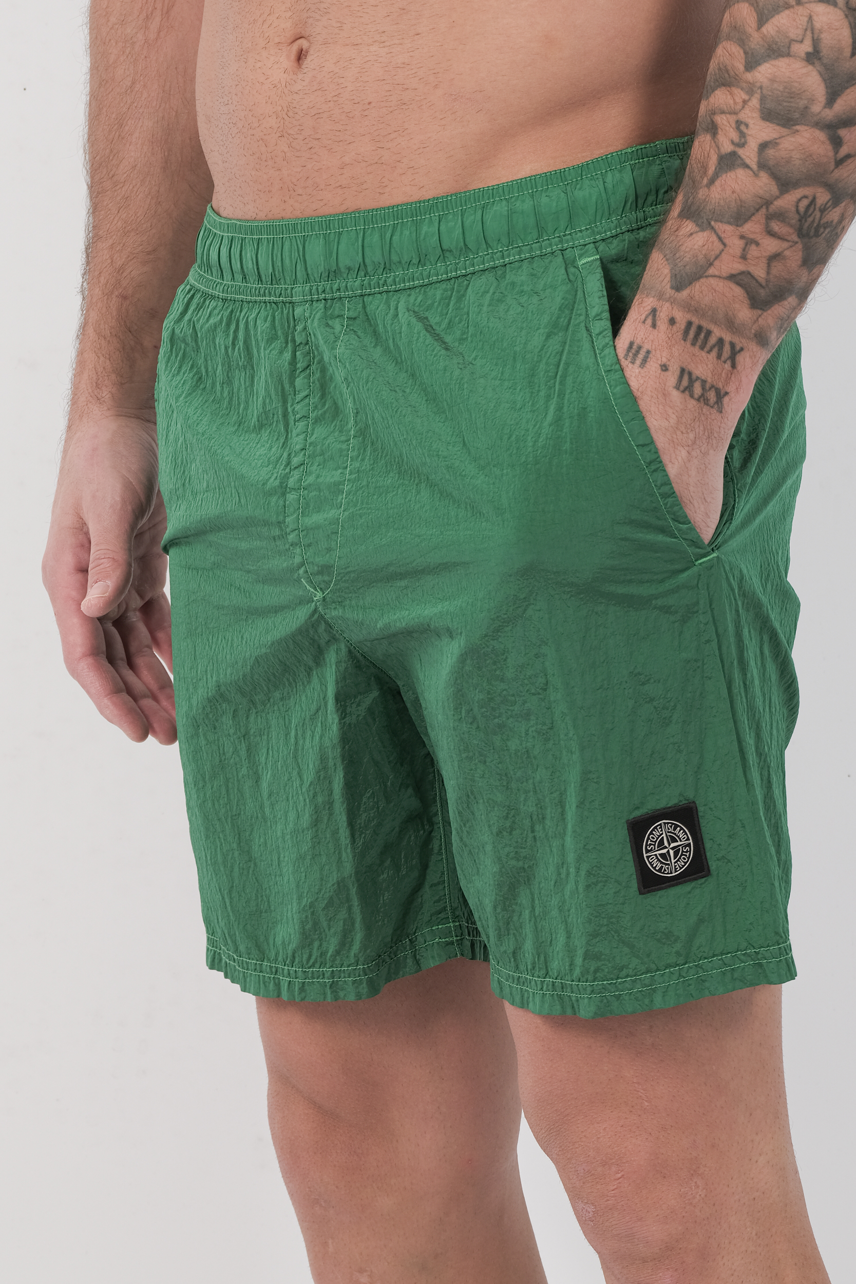 MAILLOT DE BAIN STONE ISLAND VERT 100004-V005H