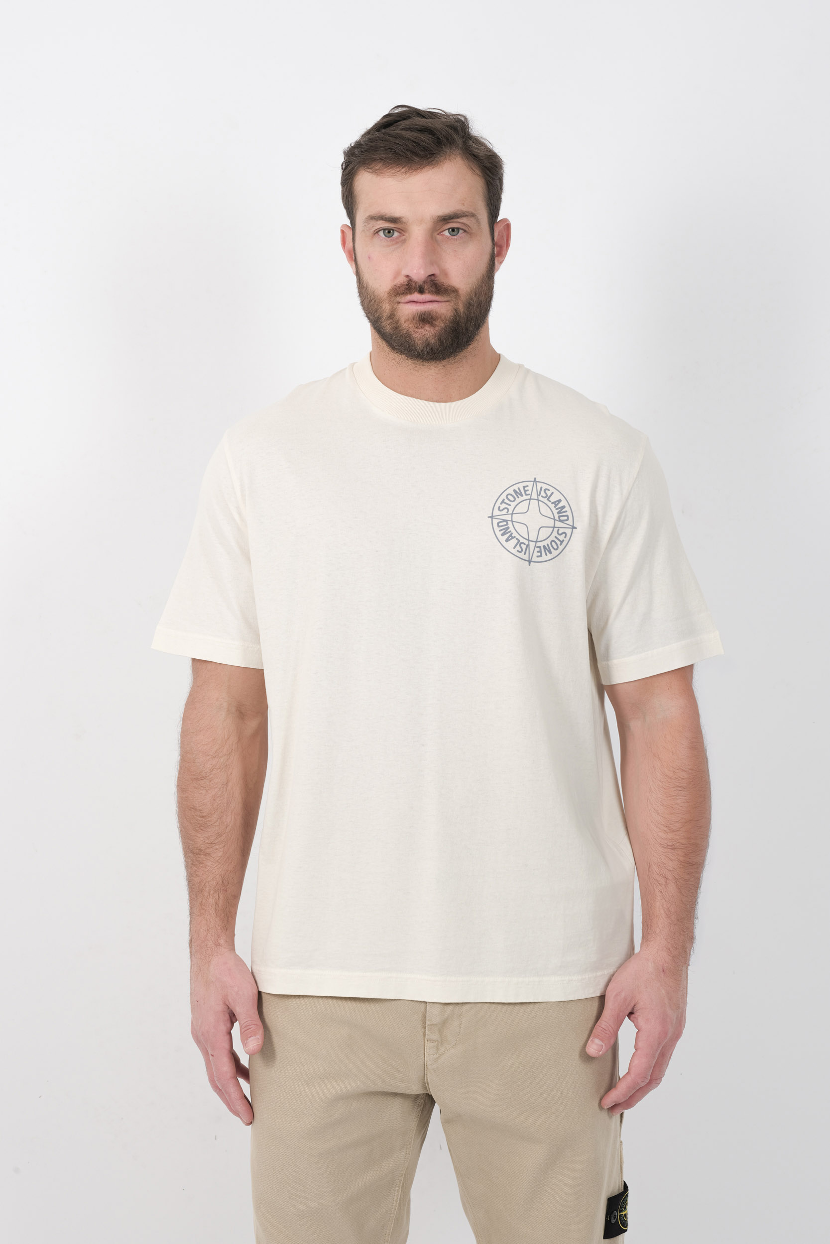  Image du produit TEE-SHIRT STONE ISLAND ECRU 2100001-V0093 - 2