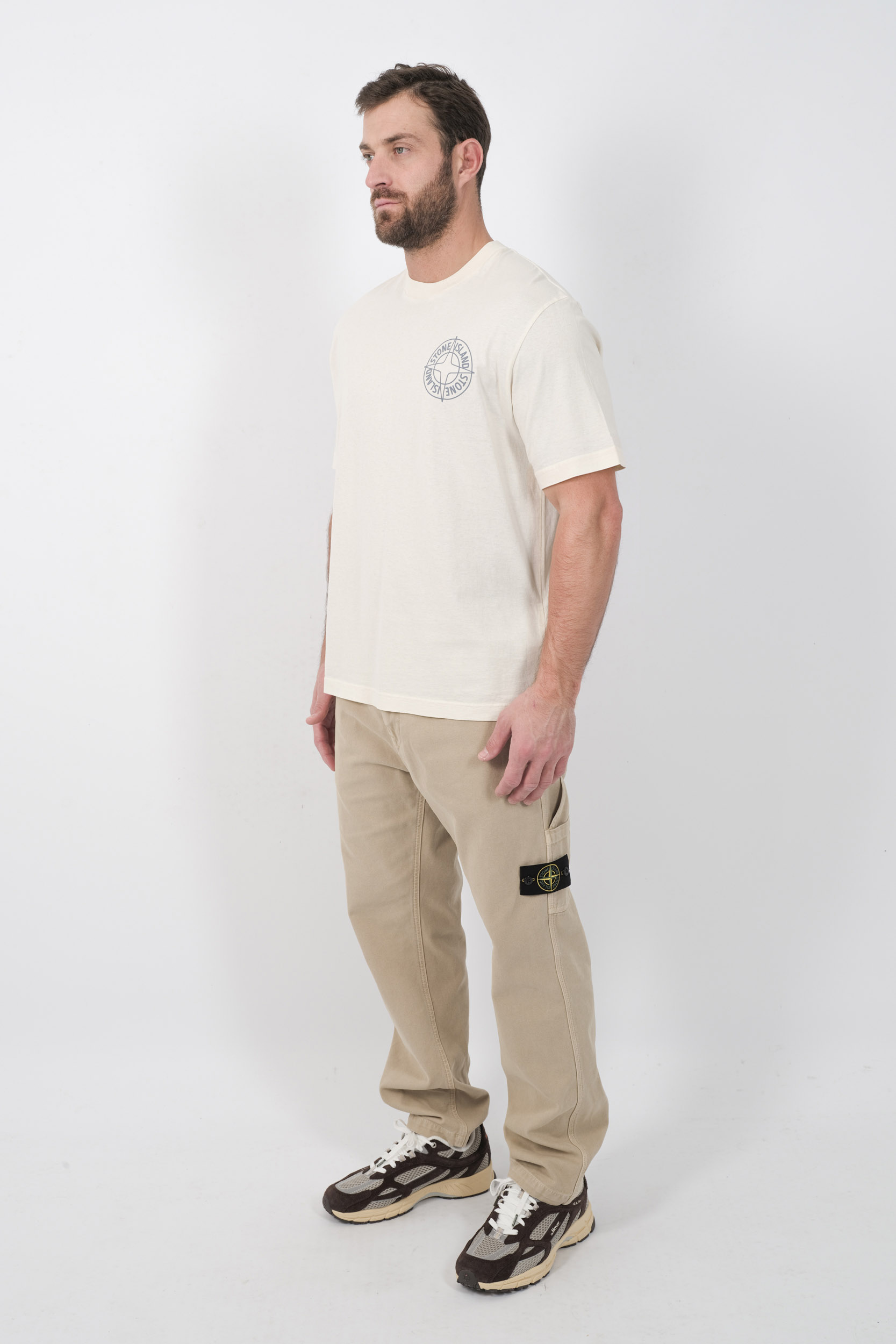  Image du produit TEE-SHIRT STONE ISLAND ECRU 2100001-V0093 - 3