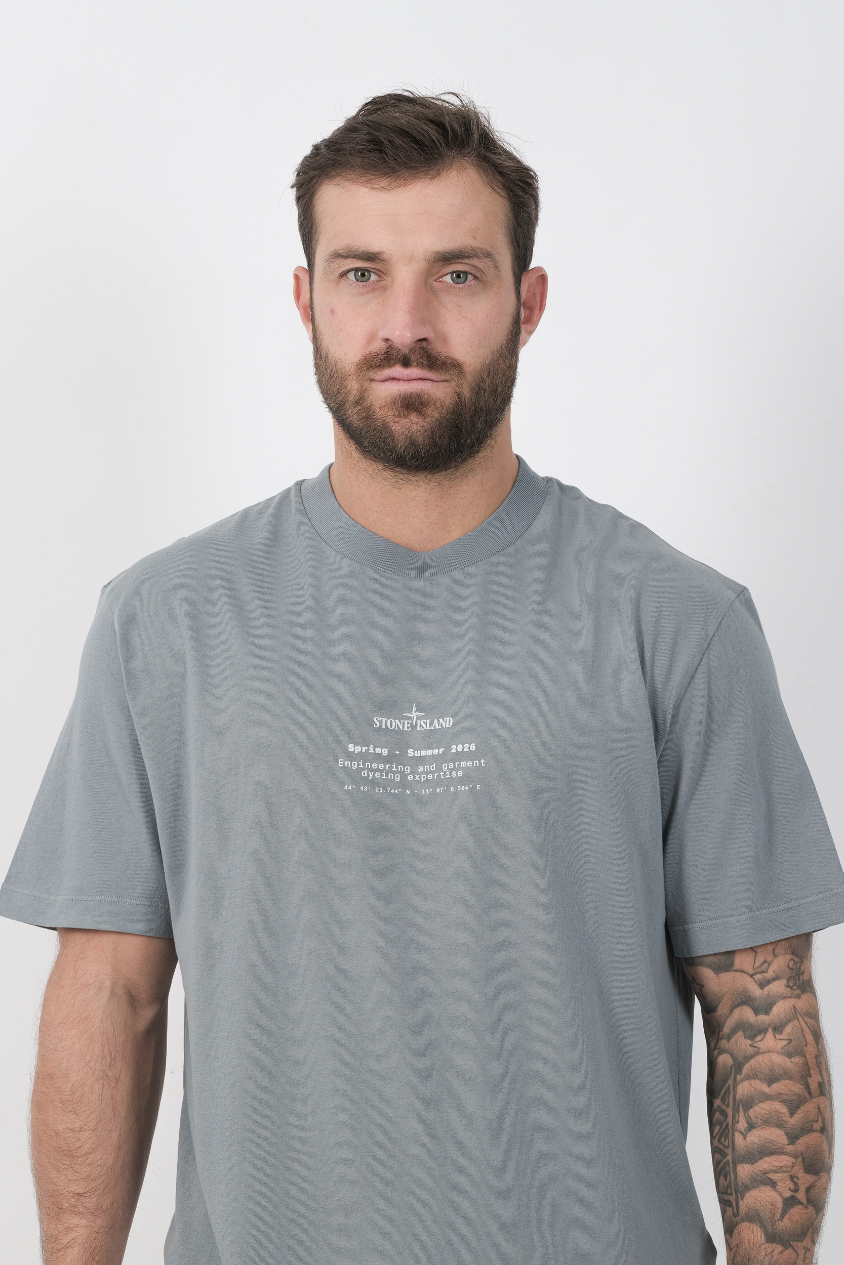 TEE-SHIRT STONE ISLAND BLEU 2100001-V0024