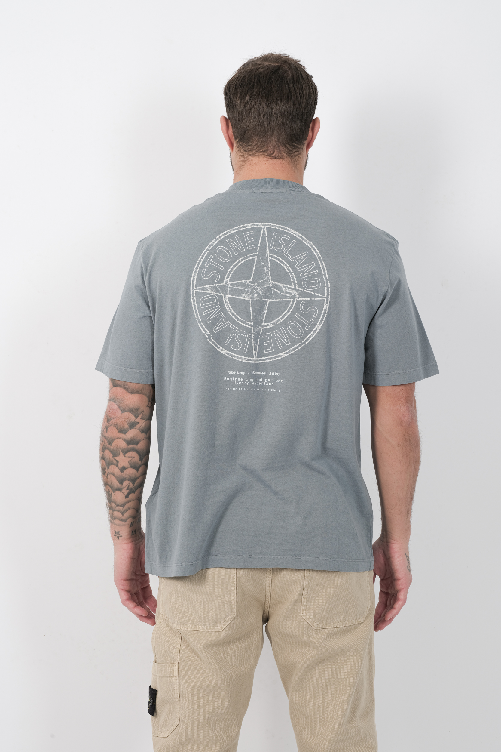 TEE-SHIRT STONE ISLAND BLEU 2100001-V0024