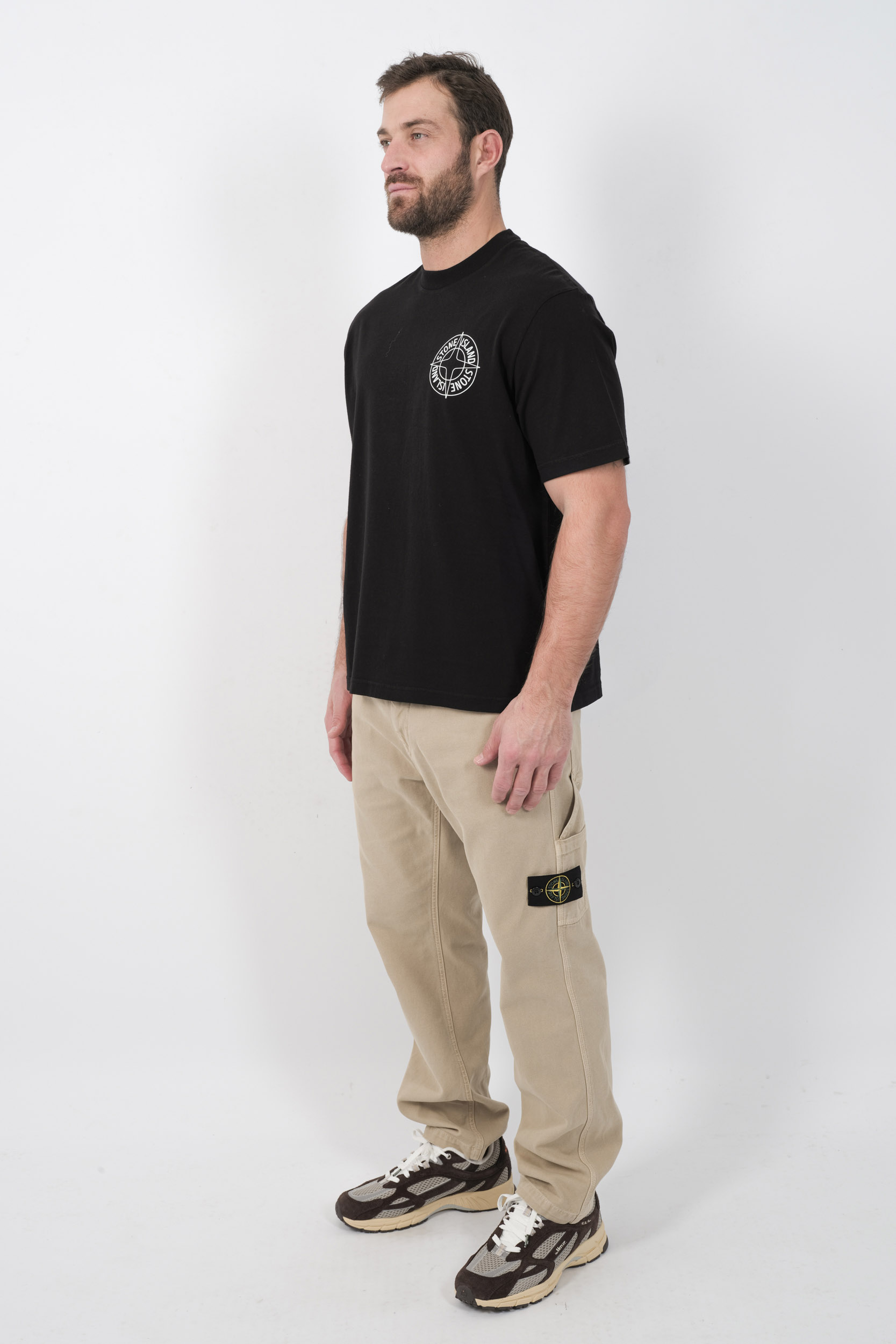 TEE-SHIRT STONE ISLAND NOIR 2100001-V0029