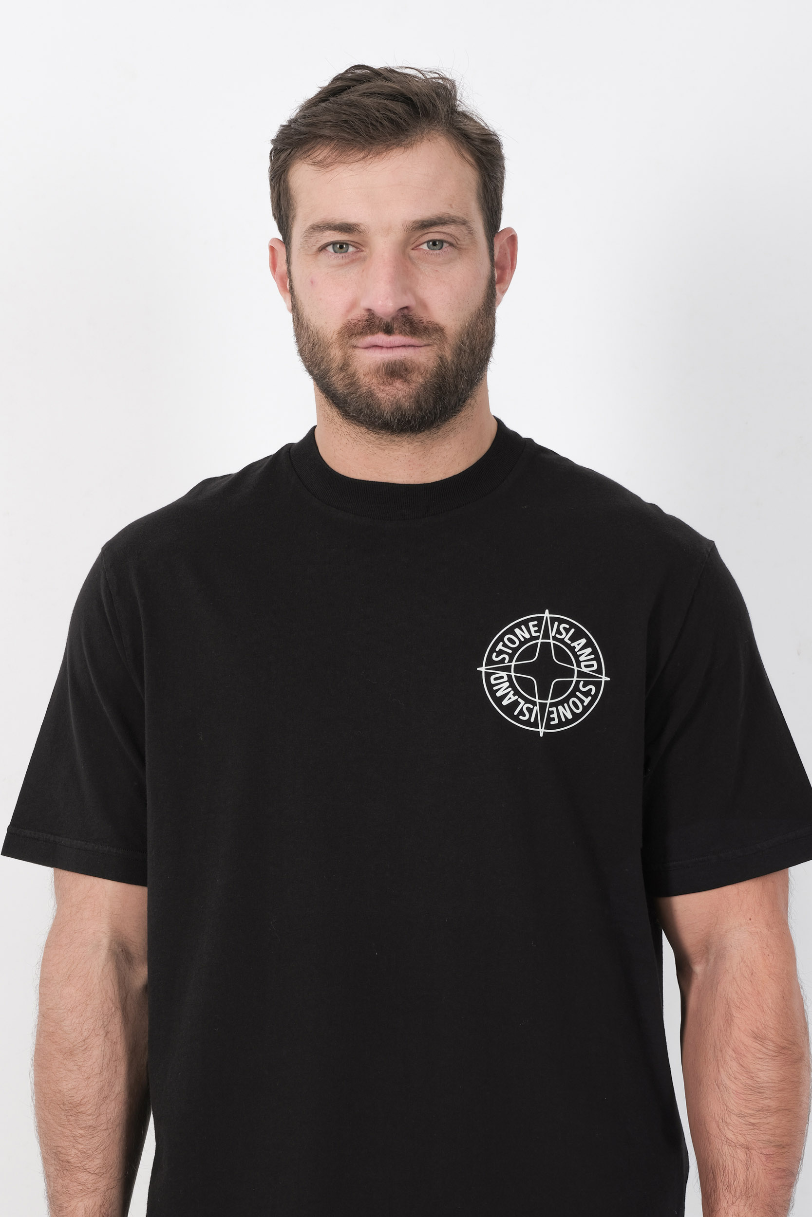 TEE-SHIRT STONE ISLAND NOIR 2100001-V0029