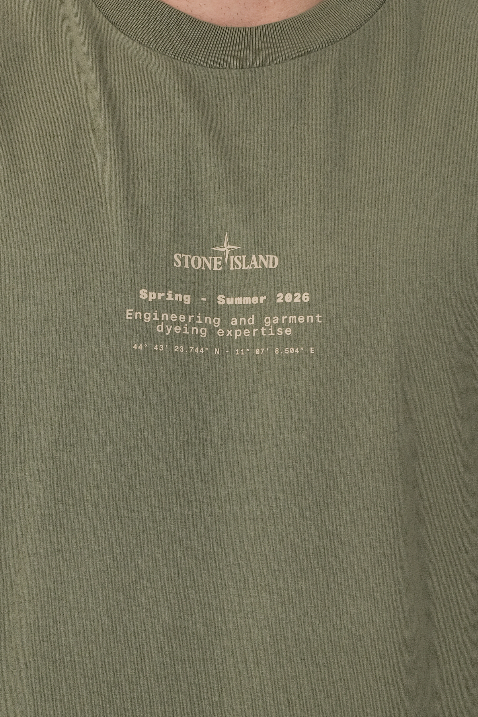 TEE-SHIRT STONE ISLAND KAKI 2100001-V005G