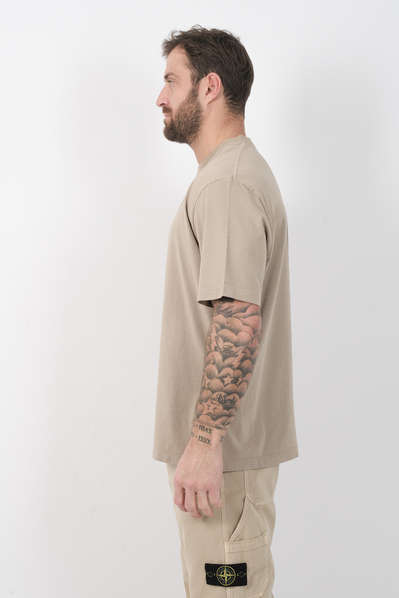 TEE-SHIRT STONE ISLAND BEIGE 2100001-V009A