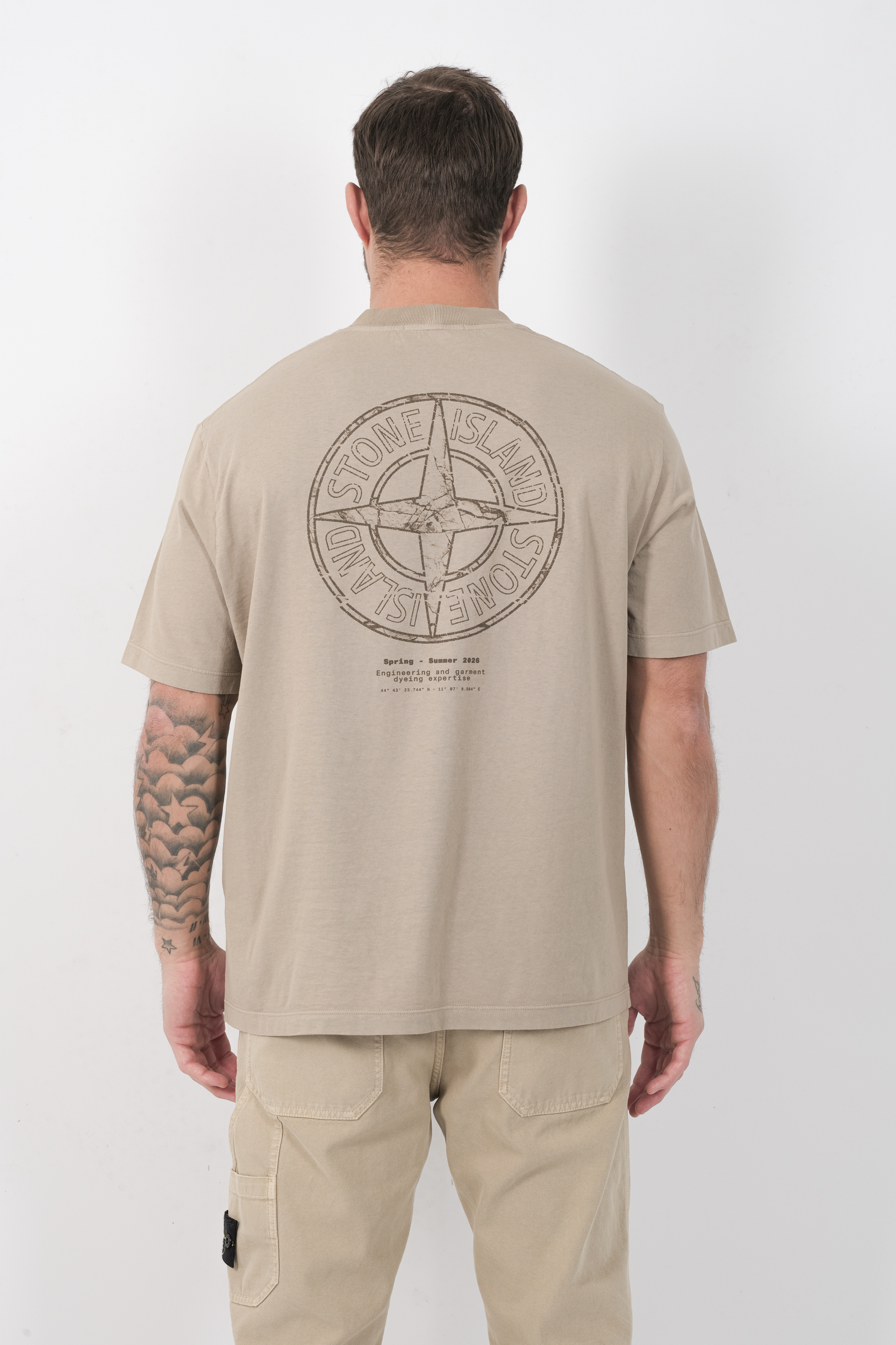 TEE-SHIRT STONE ISLAND BEIGE 2100001-V009A