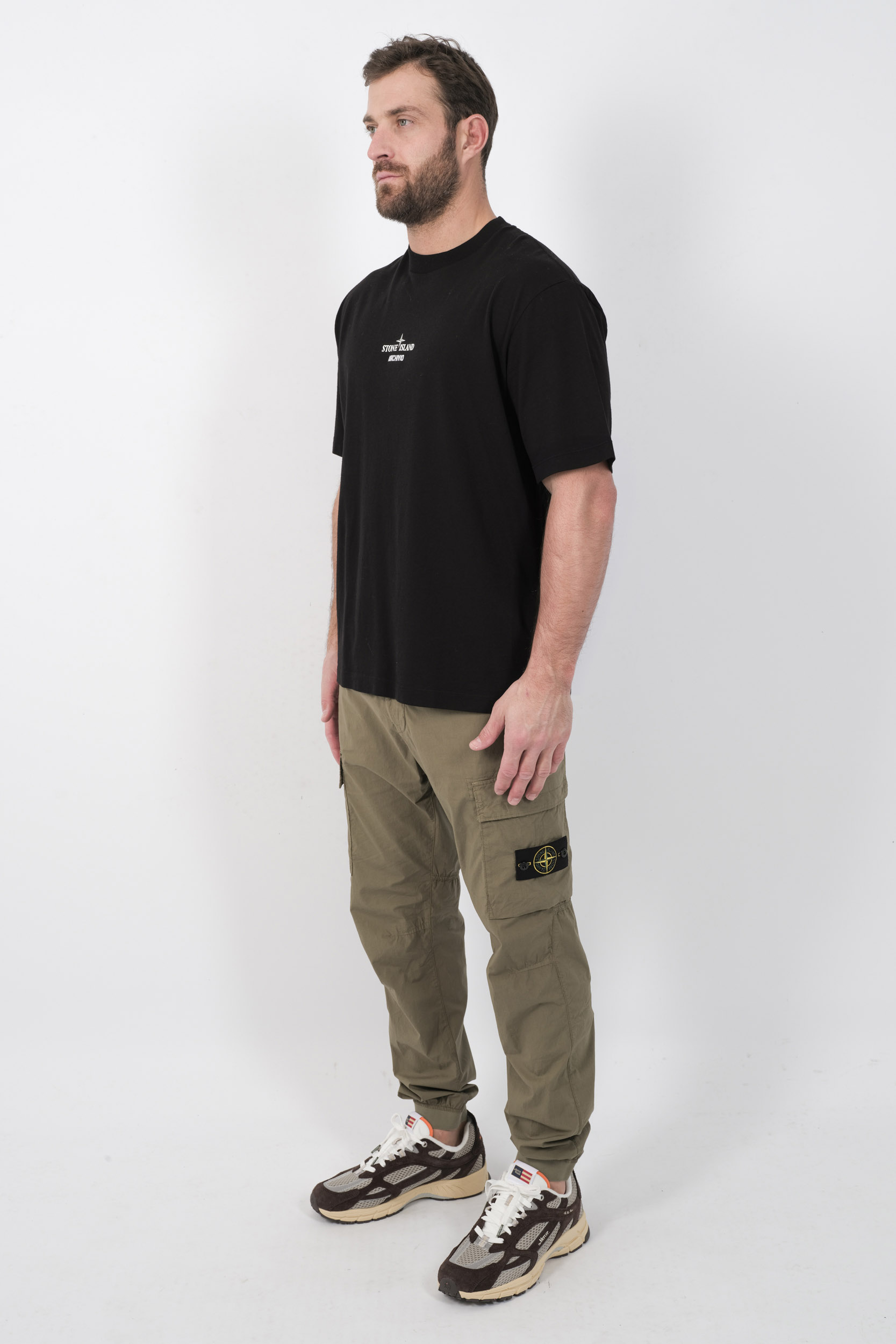 TEE-SHIRT STONE ISLAND NOIR 2100023-V0029