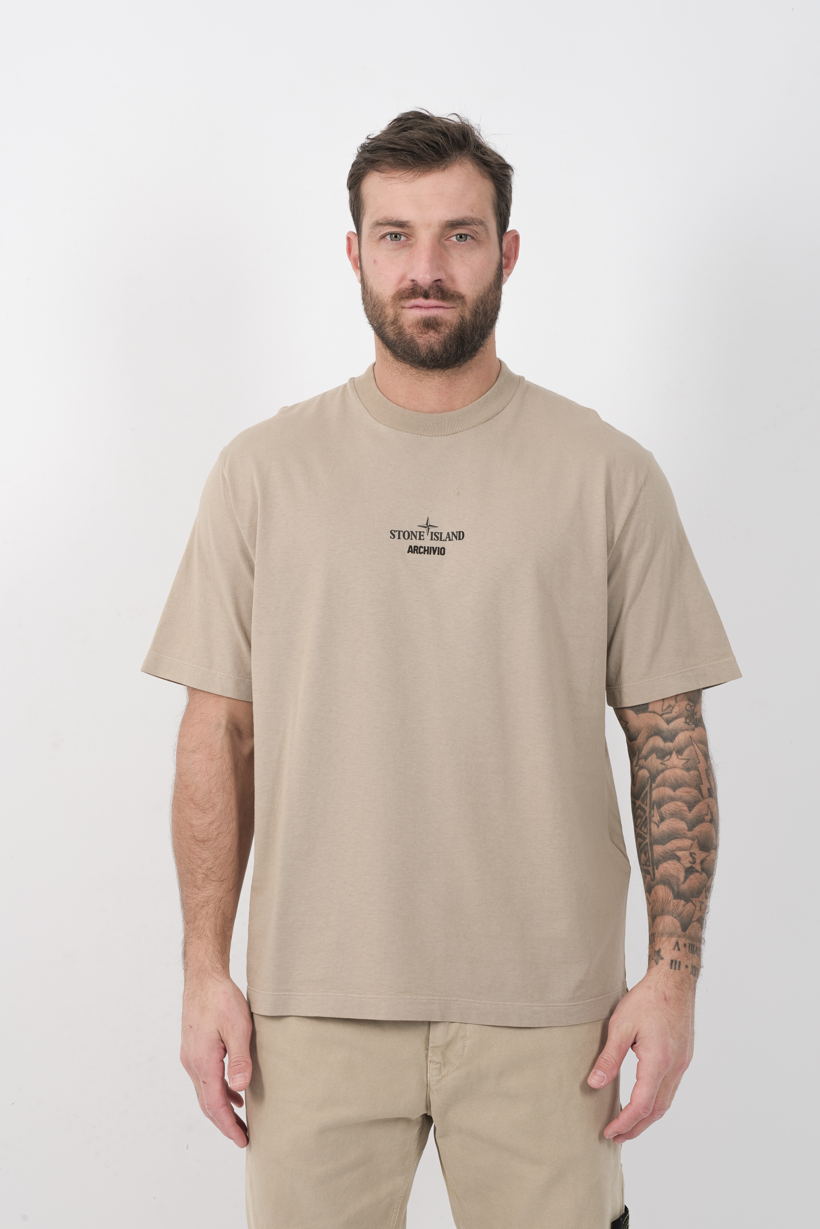  Image du produit TEE-SHIRT STONE ISLAND BEIGE 2100023-V009A - 2