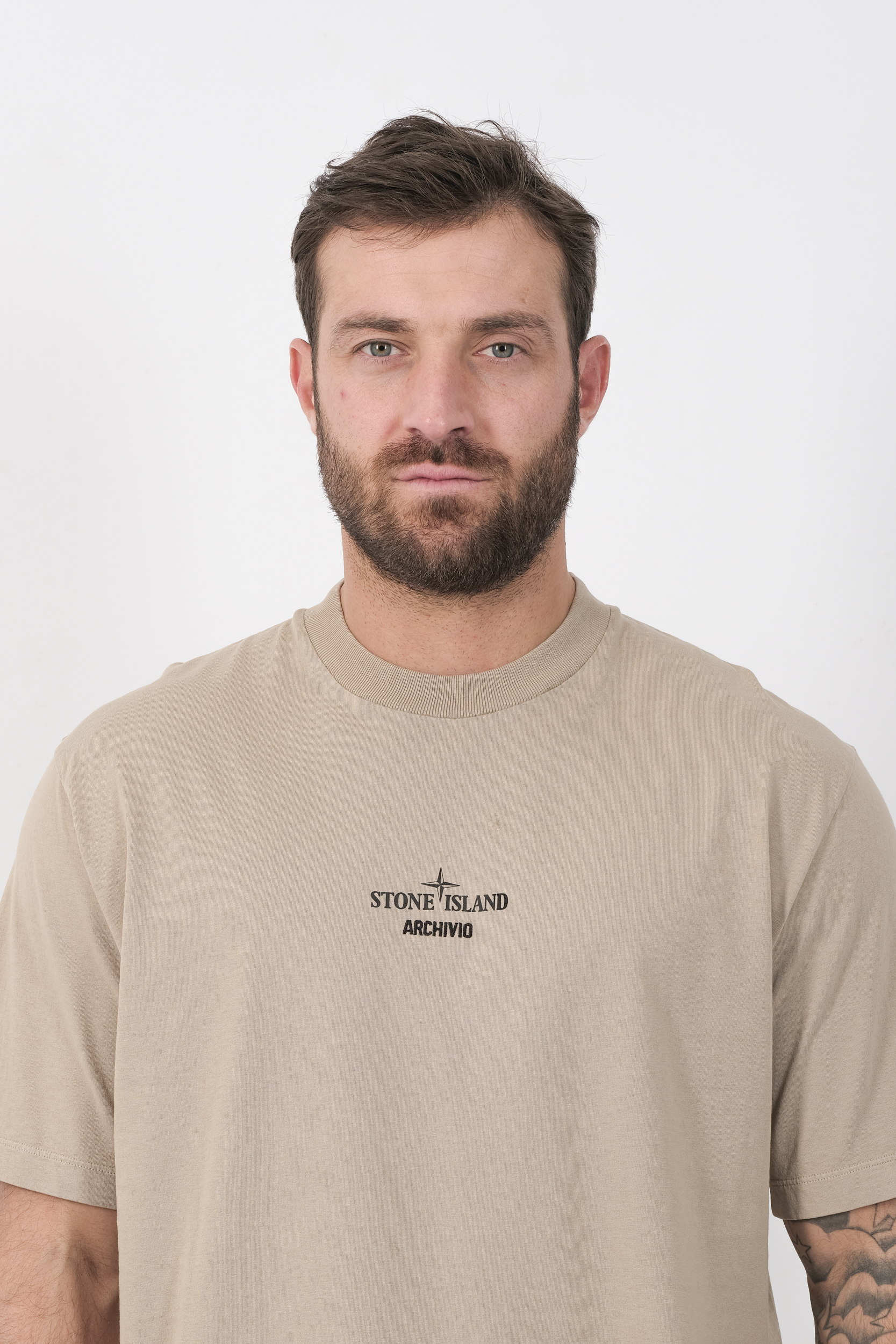  Image du produit TEE-SHIRT STONE ISLAND BEIGE 2100023-V009A - 4