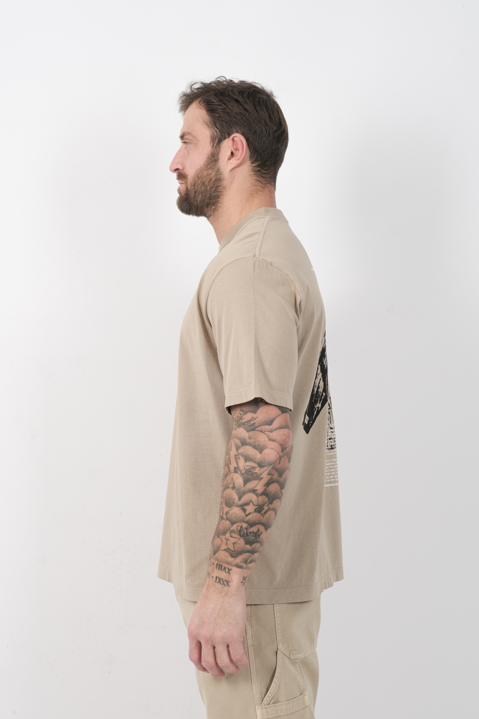 TEE-SHIRT STONE ISLAND BEIGE 2100023-V009A