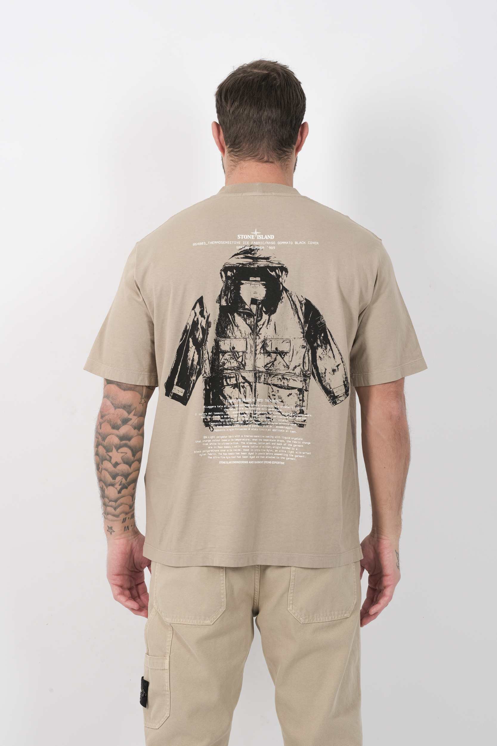 TEE-SHIRT STONE ISLAND BEIGE 2100023-V009A