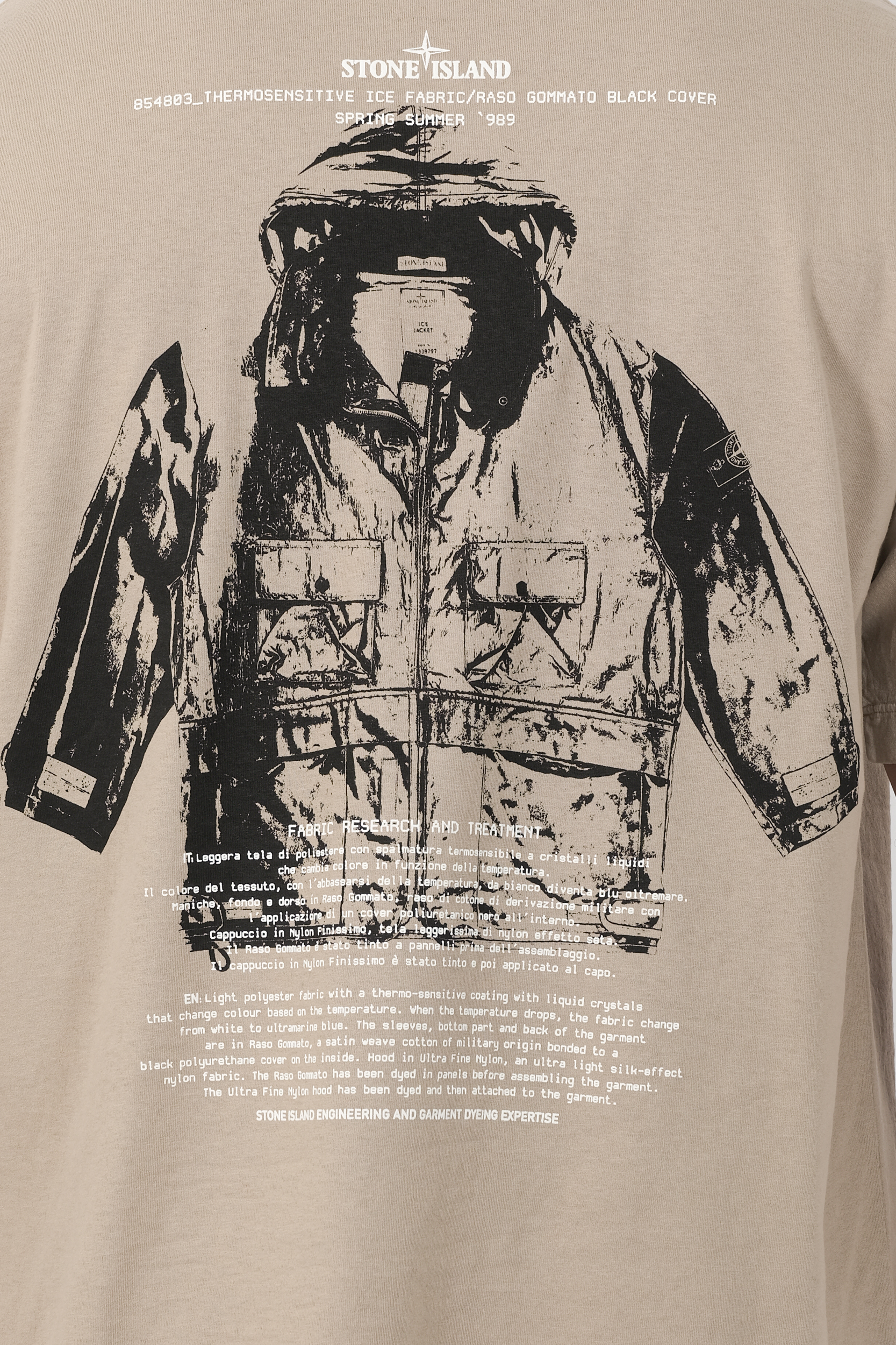 TEE-SHIRT STONE ISLAND BEIGE 2100023-V009A