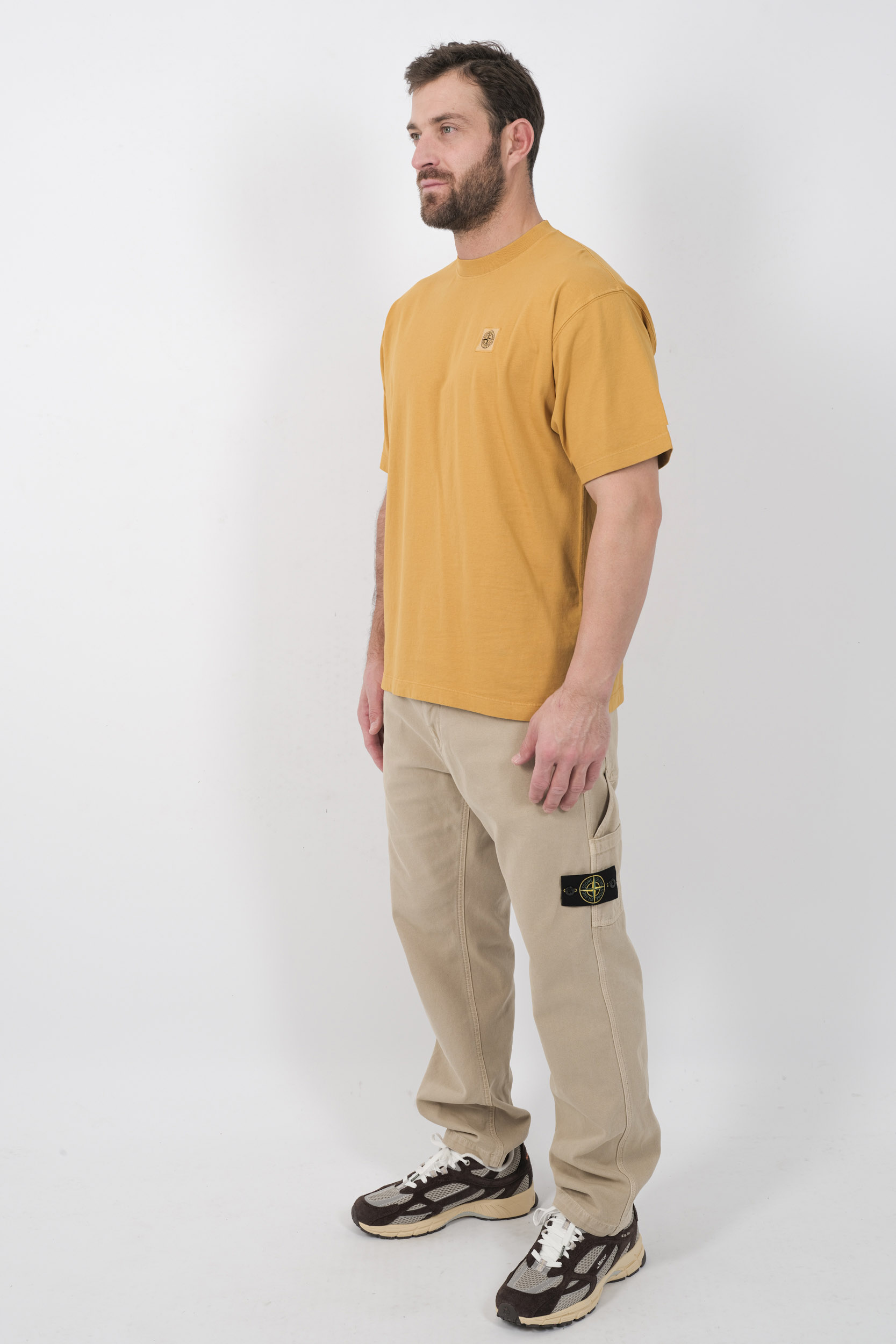 TEE-SHIRT STONE ISLAND SAFRAN 2100030-V0034