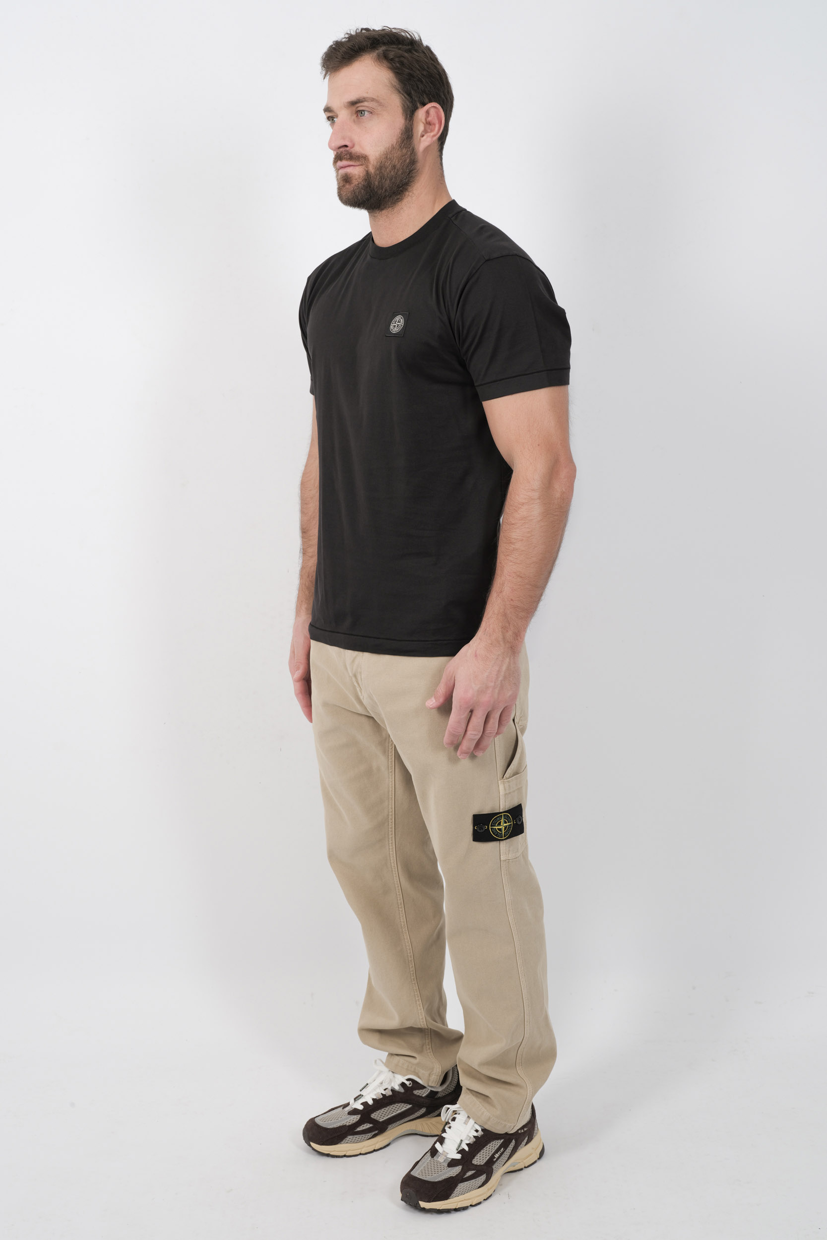 TEE-SHIRT STONE ISLAND NOIR 2100027-V0029