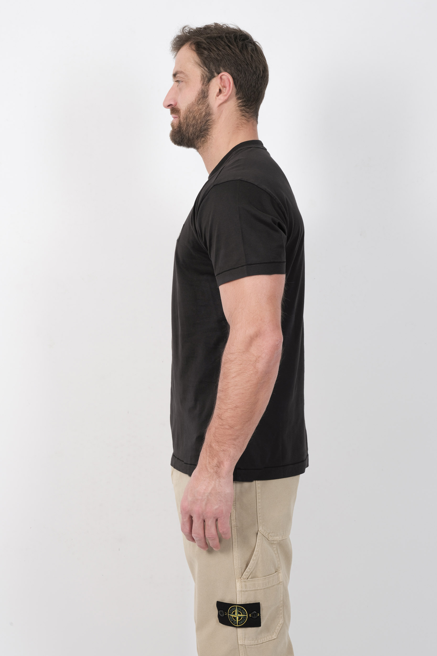TEE-SHIRT STONE ISLAND NOIR 2100027-V0029