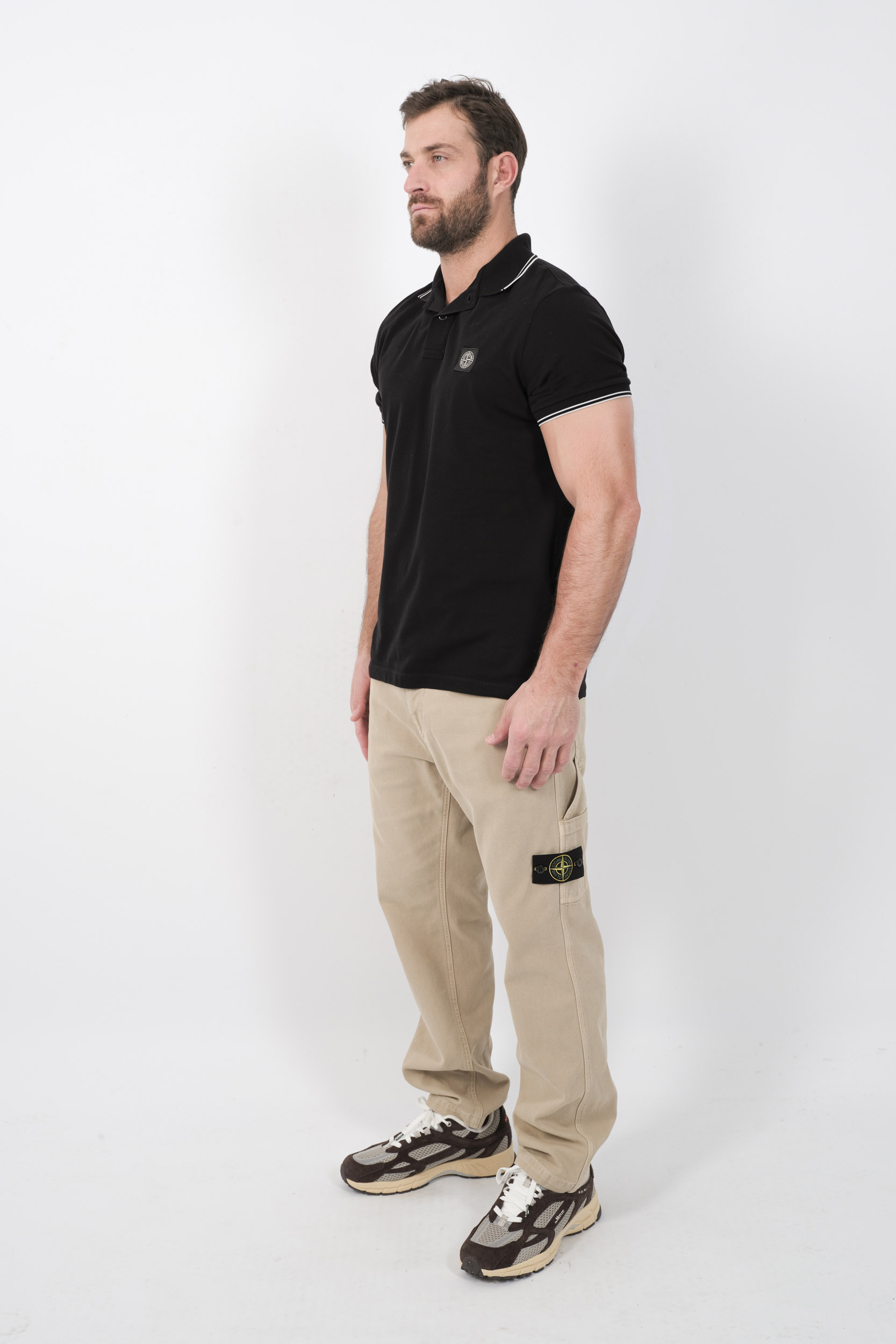  Image du produit POLO STONE ISLAND NOIR 2200010-V0029 - 3