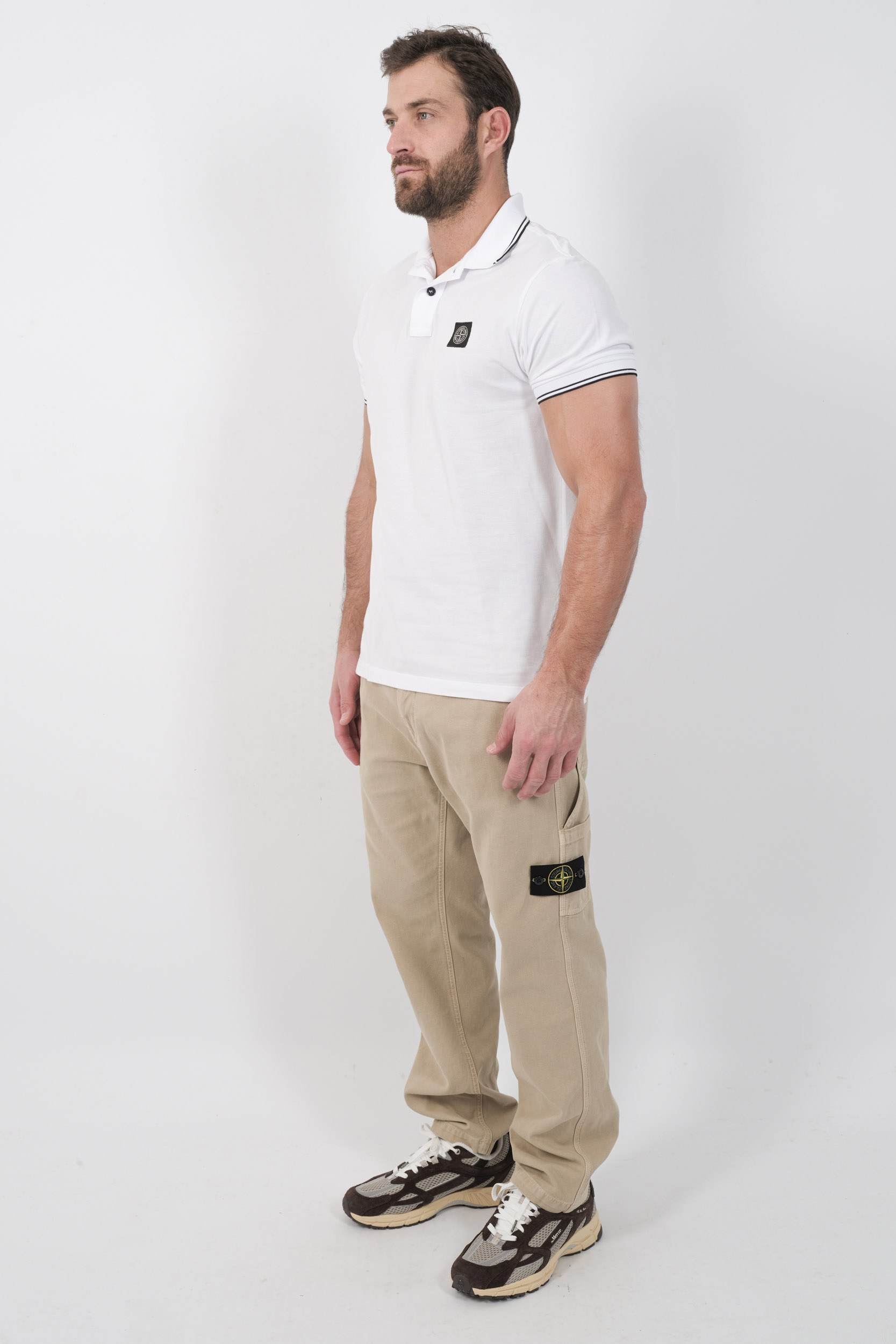  Image du produit POLO STONE ISLAND BLANC 2200010-V1001 - 3