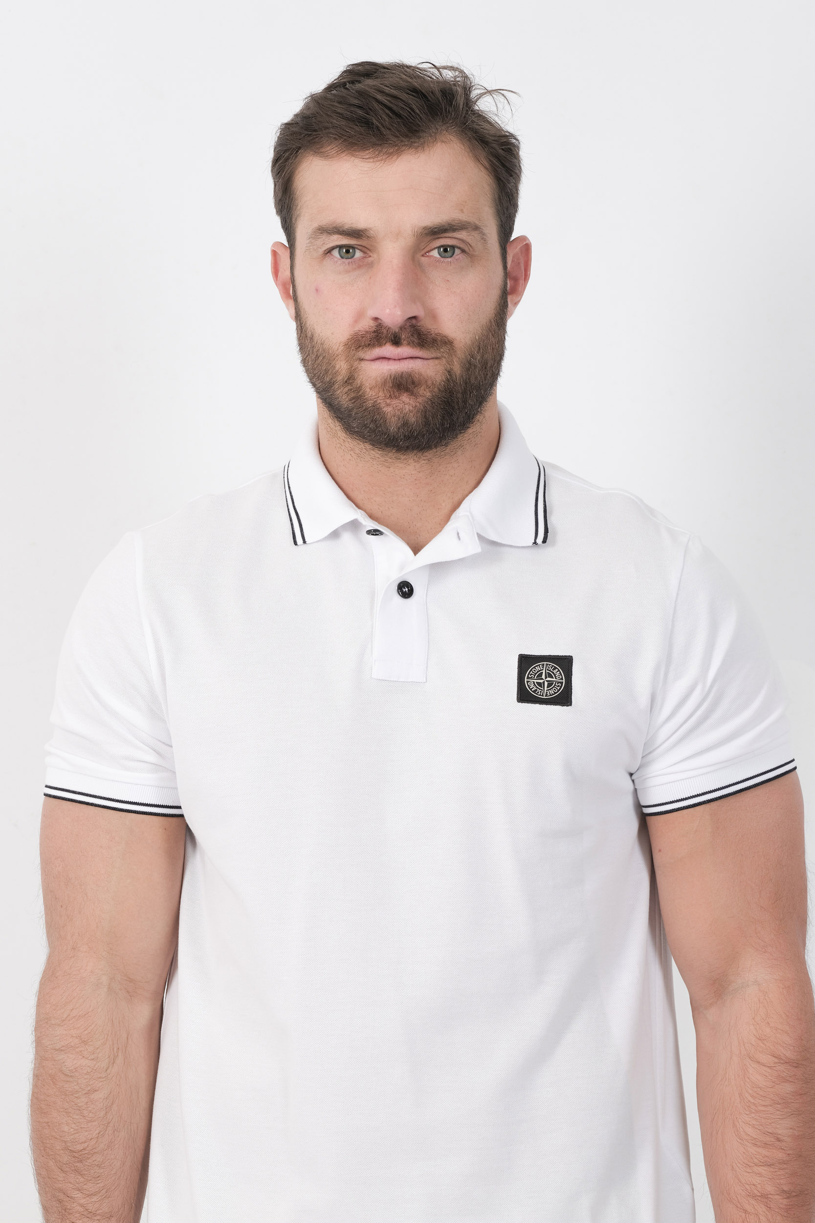  Image du produit POLO STONE ISLAND BLANC 2200010-V1001 - 4