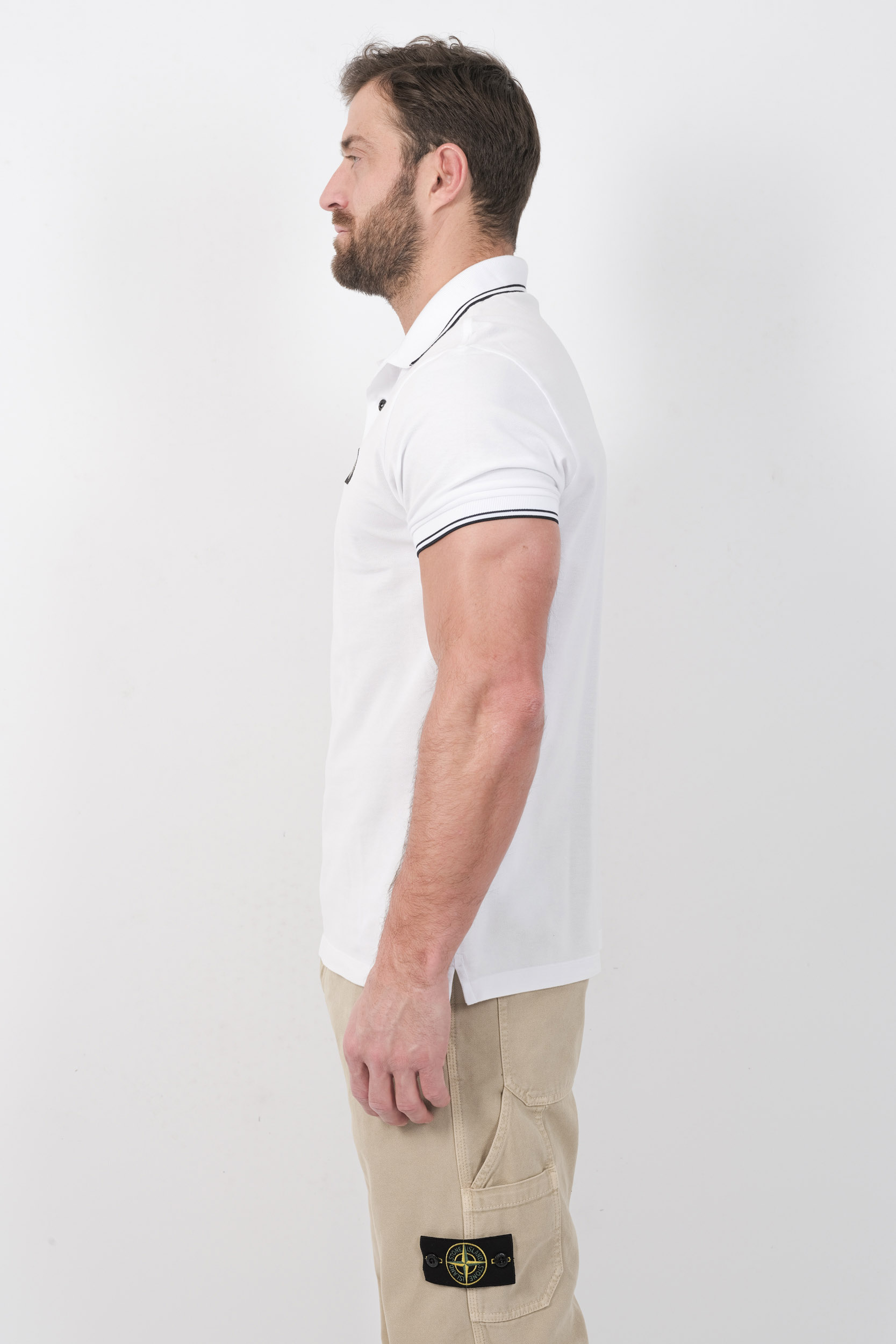  Image du produit POLO STONE ISLAND BLANC 2200010-V1001 - 5