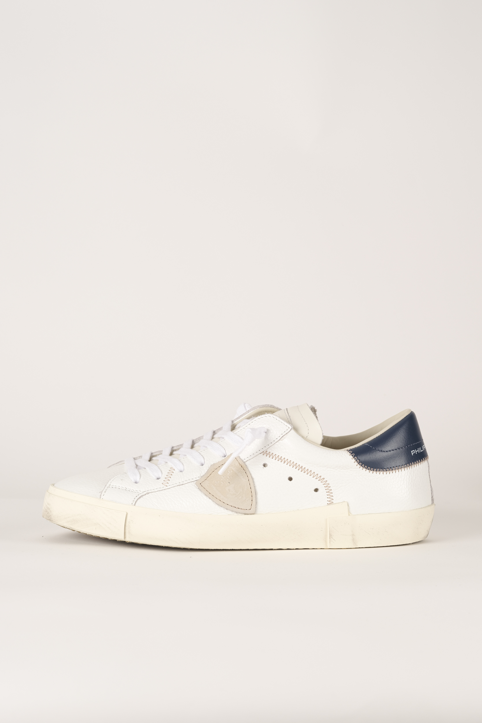  Image du produit BASKETS PHILIPPE MODEL VEAU CERF BLAN/BLEU PRLU-VZ03 - 2