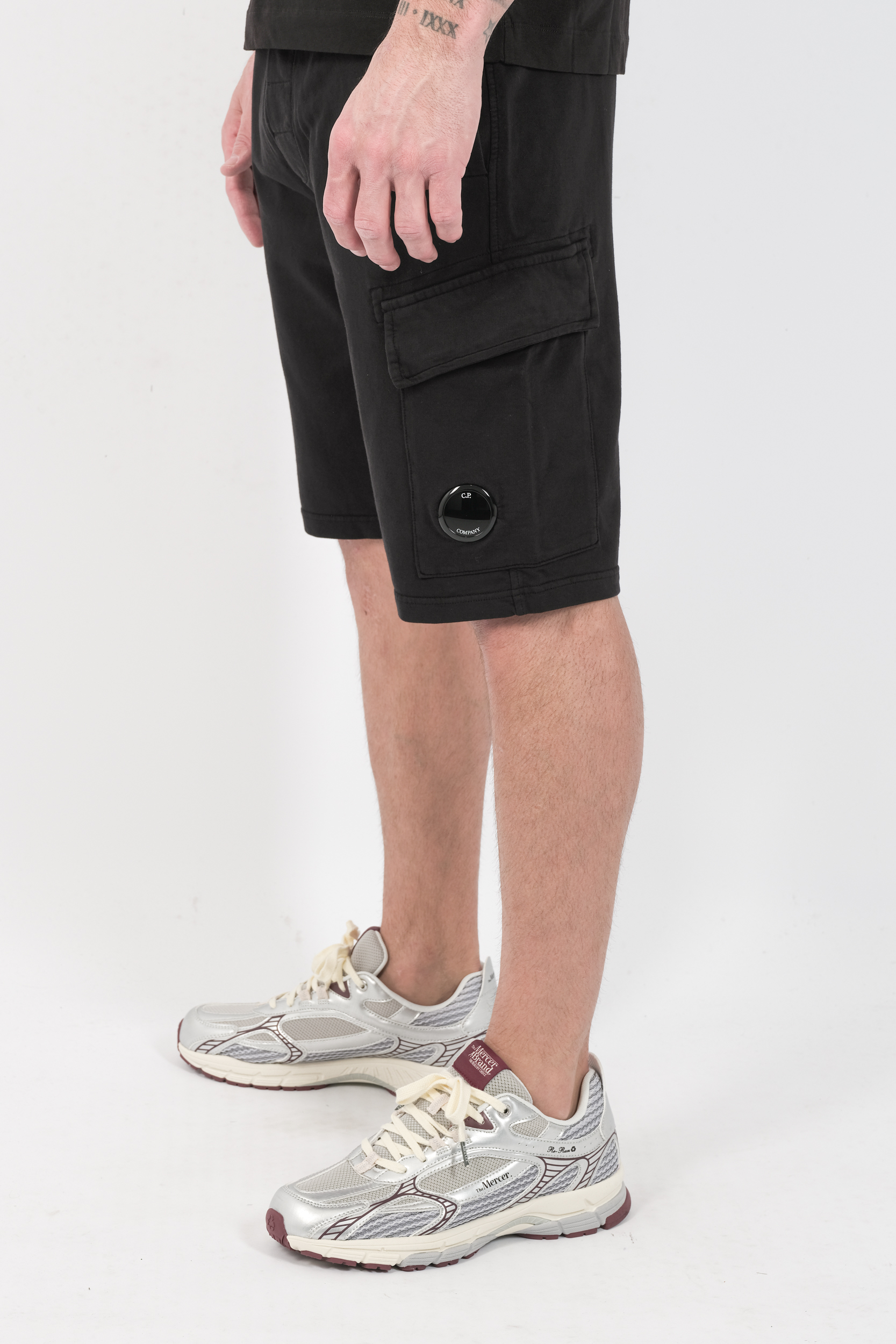 SHORT CP COMPANY NOIR B704A-999