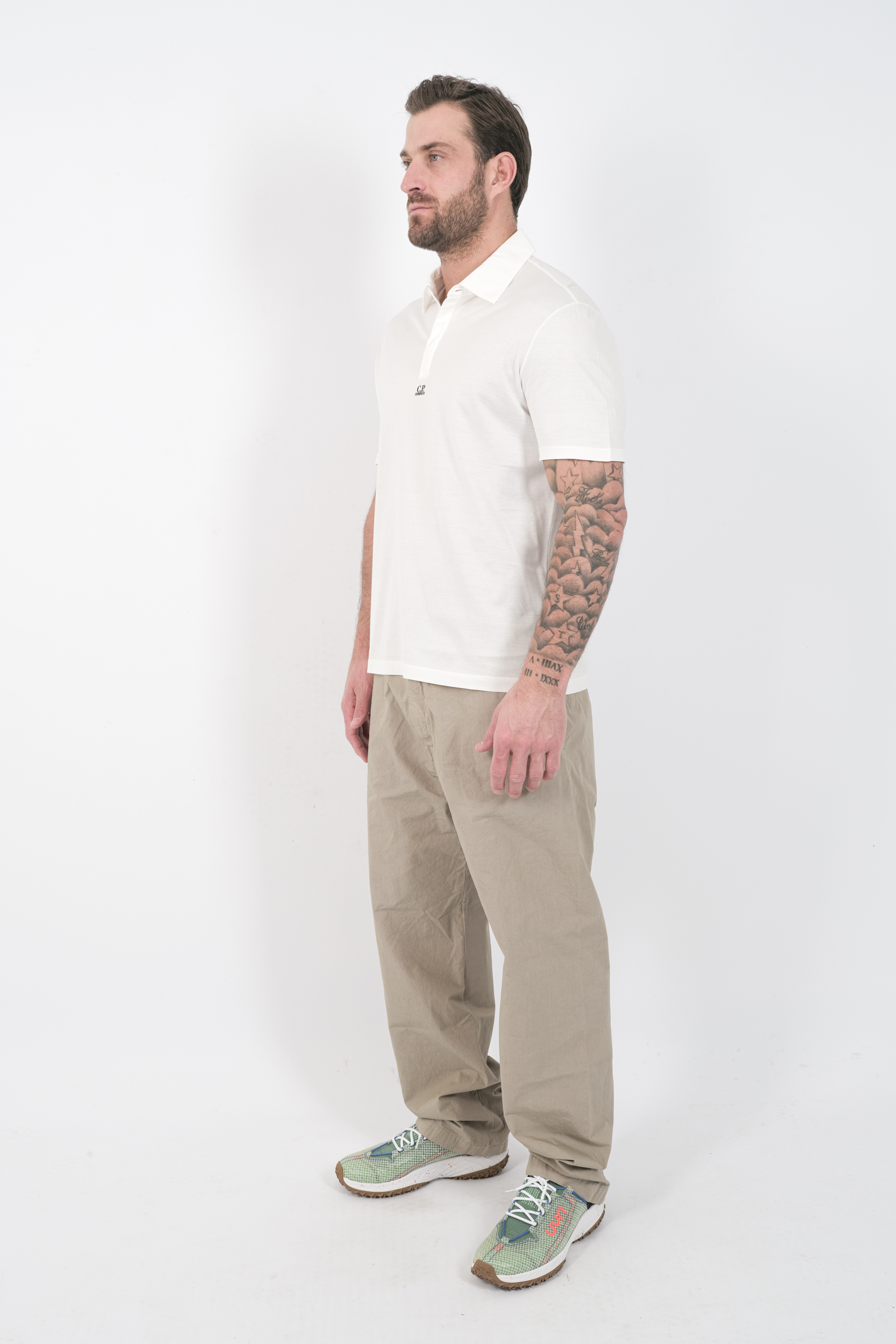 POLO CP COMPANY BLANC L116A-103