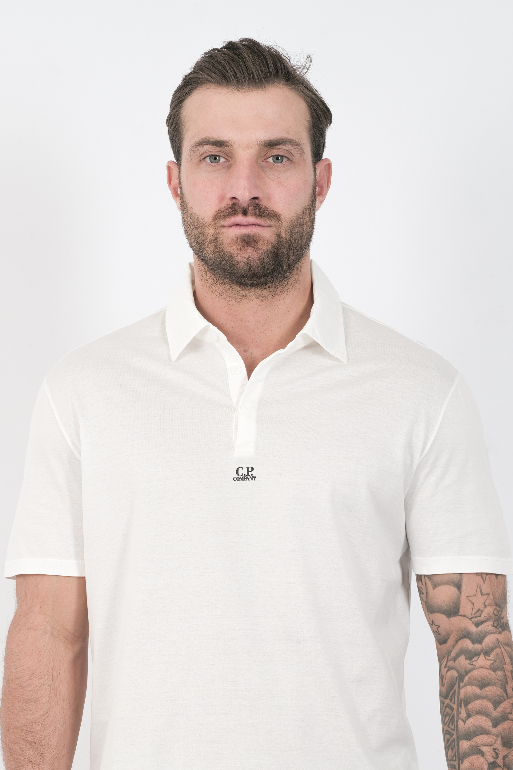 POLO CP COMPANY BLANC L116A-103
