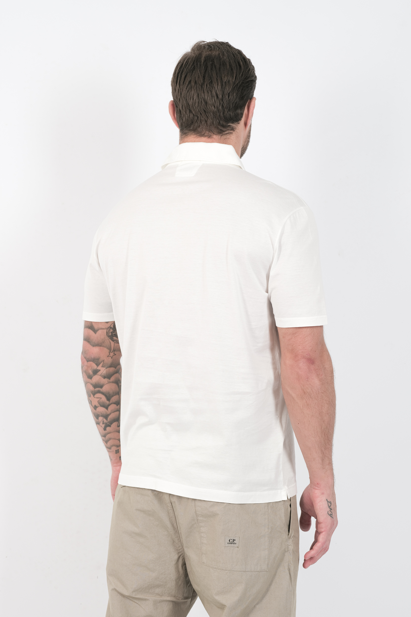 POLO CP COMPANY BLANC L116A-103