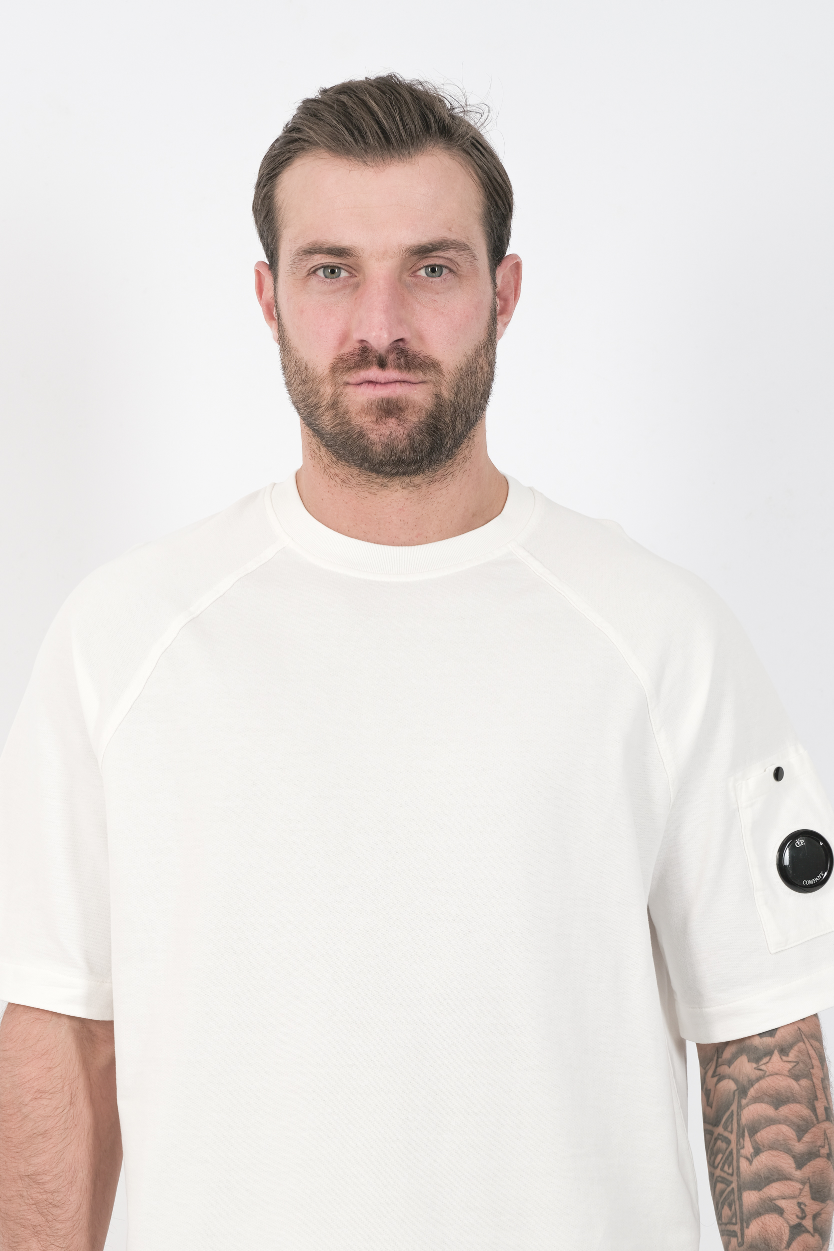 TEE-SHIRT CP COMPANY BLANC S034A-103
