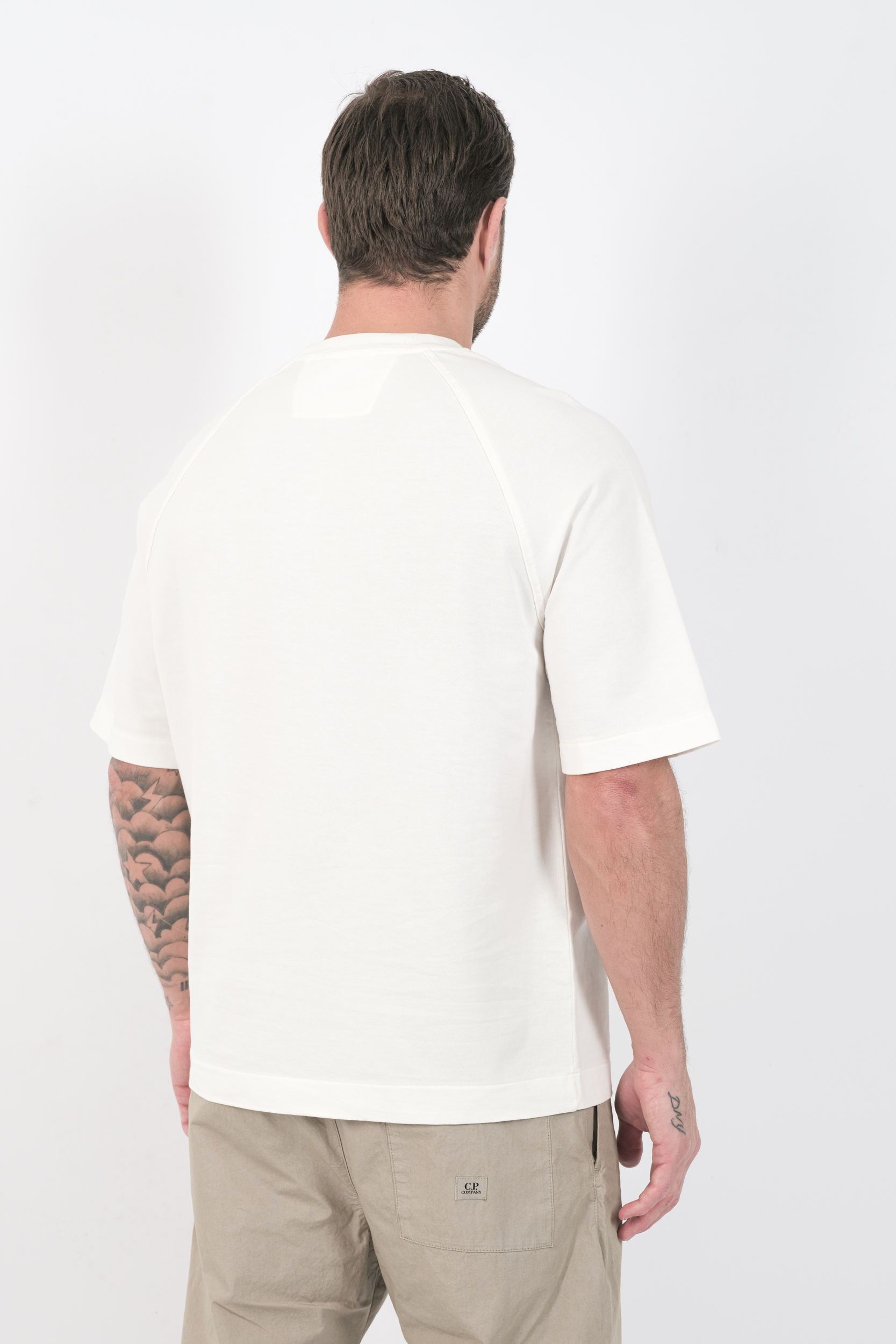 TEE-SHIRT CP COMPANY BLANC S034A-103
