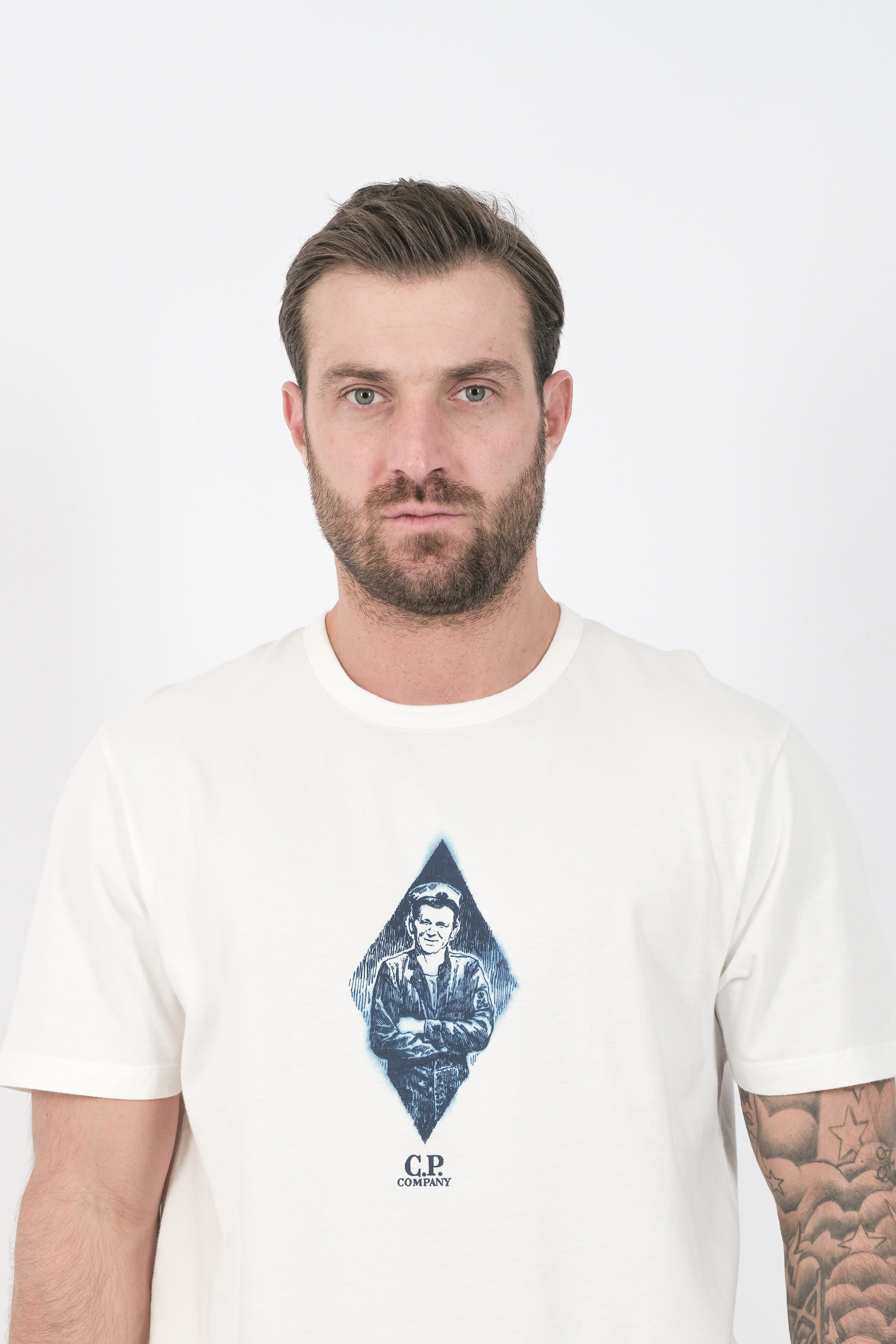  Image du produit TEE-SHIRT CP COMPANY BLANC S266A-103 - 4
