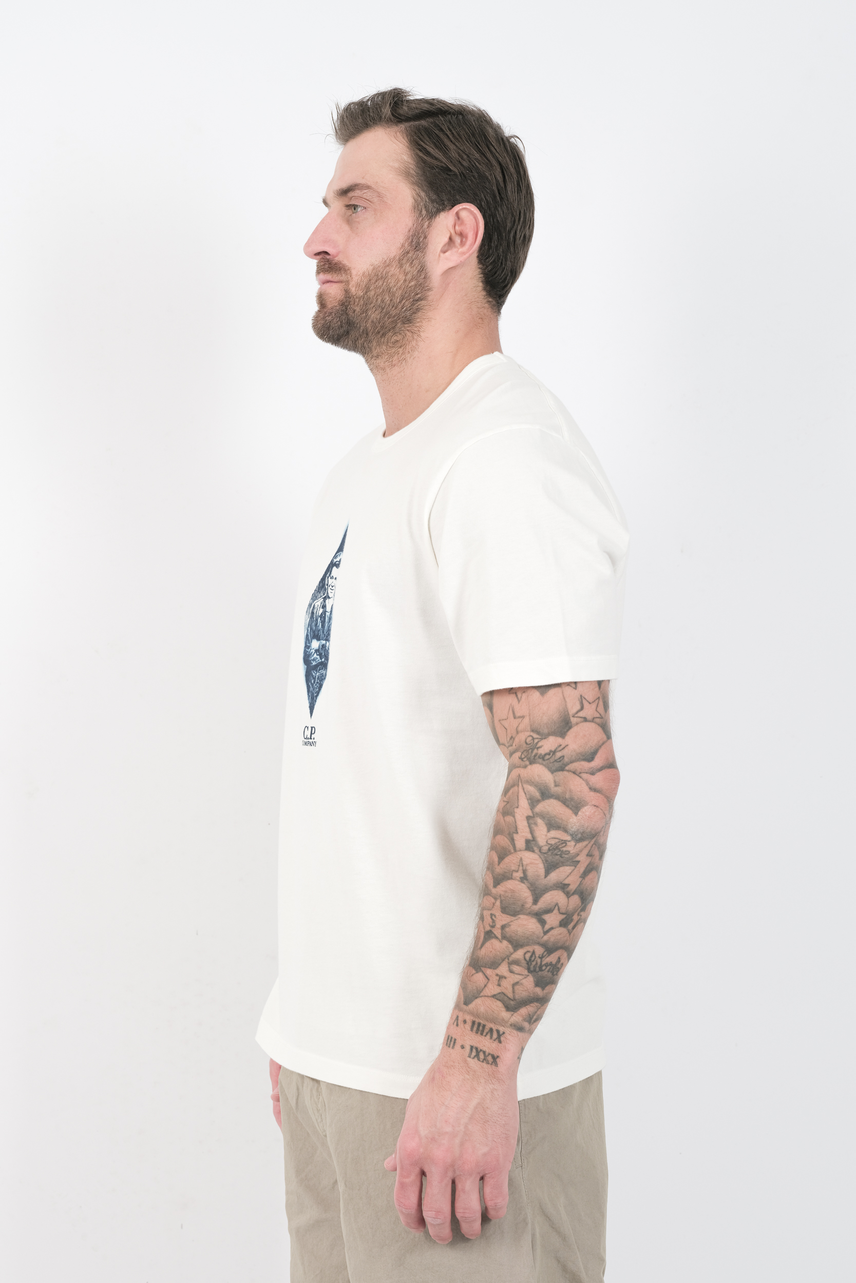  Image du produit TEE-SHIRT CP COMPANY BLANC S266A-103 - 5