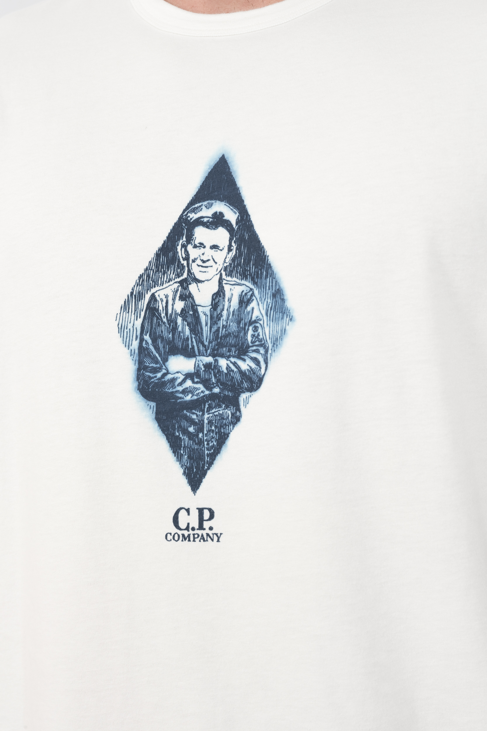  Image du produit TEE-SHIRT CP COMPANY BLANC S266A-103 - 7