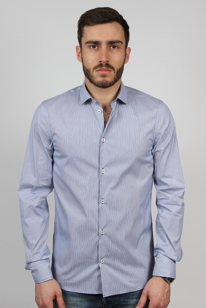 CHEMISE RAYÃ‰E MARINE FILIPPA K MARINE 22617-3079
