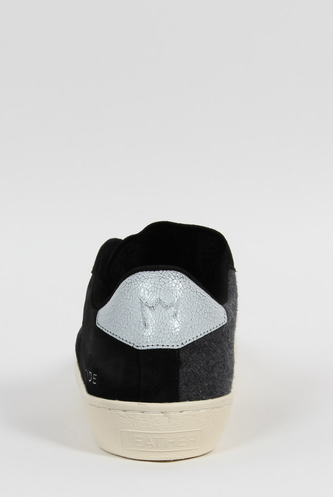  Image du produit BASKET LEATHER CRROWN NOIRE SEAKER UOMO NERO/SMOKE/BIANCO MONESID-7 - 4