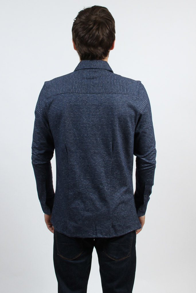CHEMISE LES GARÃ‡ONS FACILES MARINE MATS DENIM 047 443
