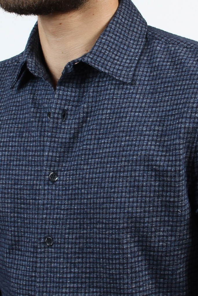CHEMISE LES GARÃ‡ONS FACILES MARINE MATS DENIM 047 443