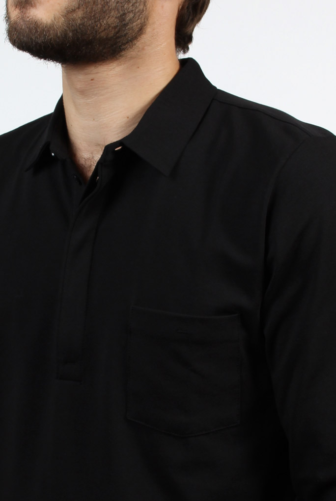 POLO FILIPPA K NOIR M. SOFT LYCRA POLOSHIRT BLACK 19235-1433
