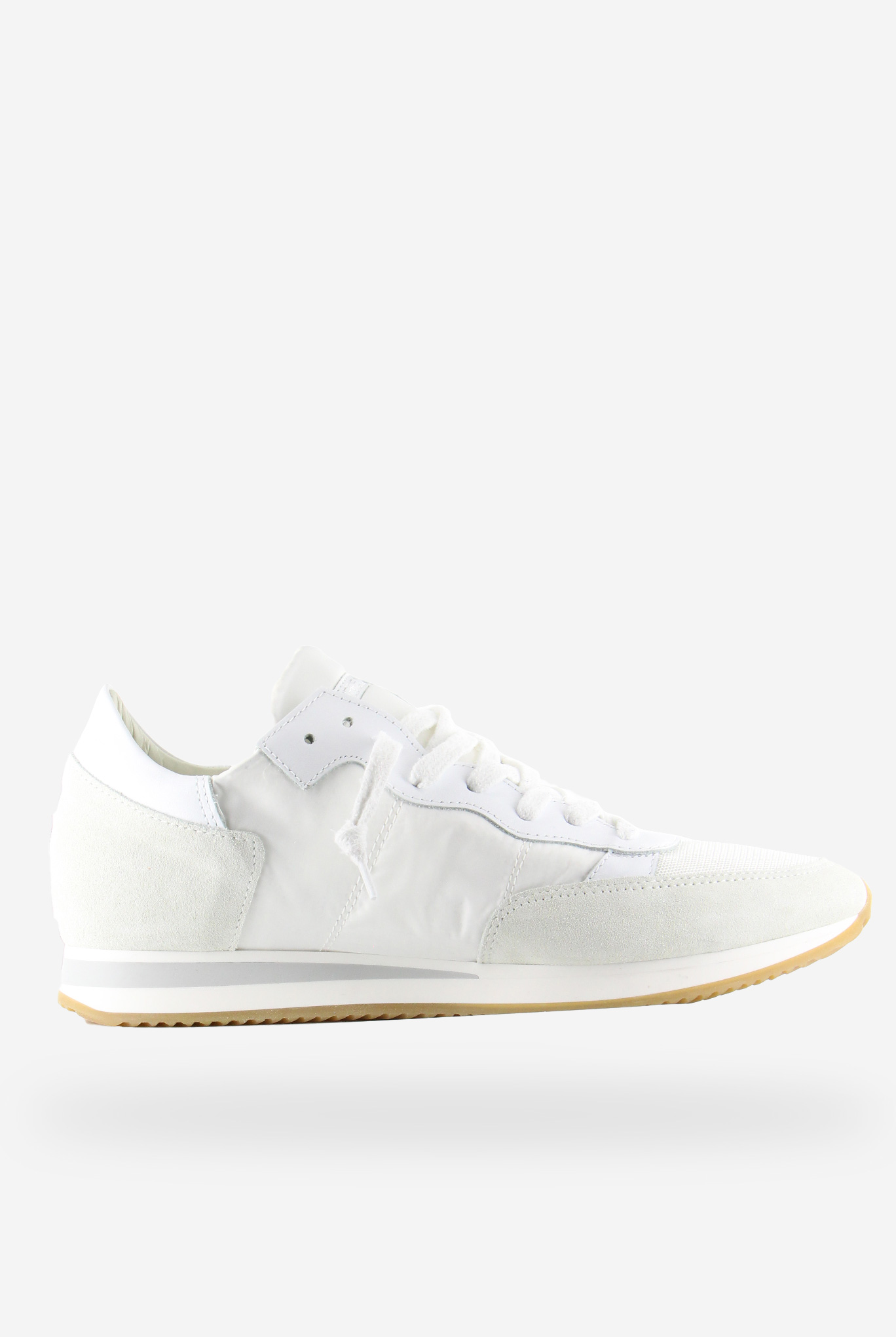 BASKETS PHILIPPE MODEL TROPEZ LOW UOMO BASIC BLANC/BLANC TRLU-1101
