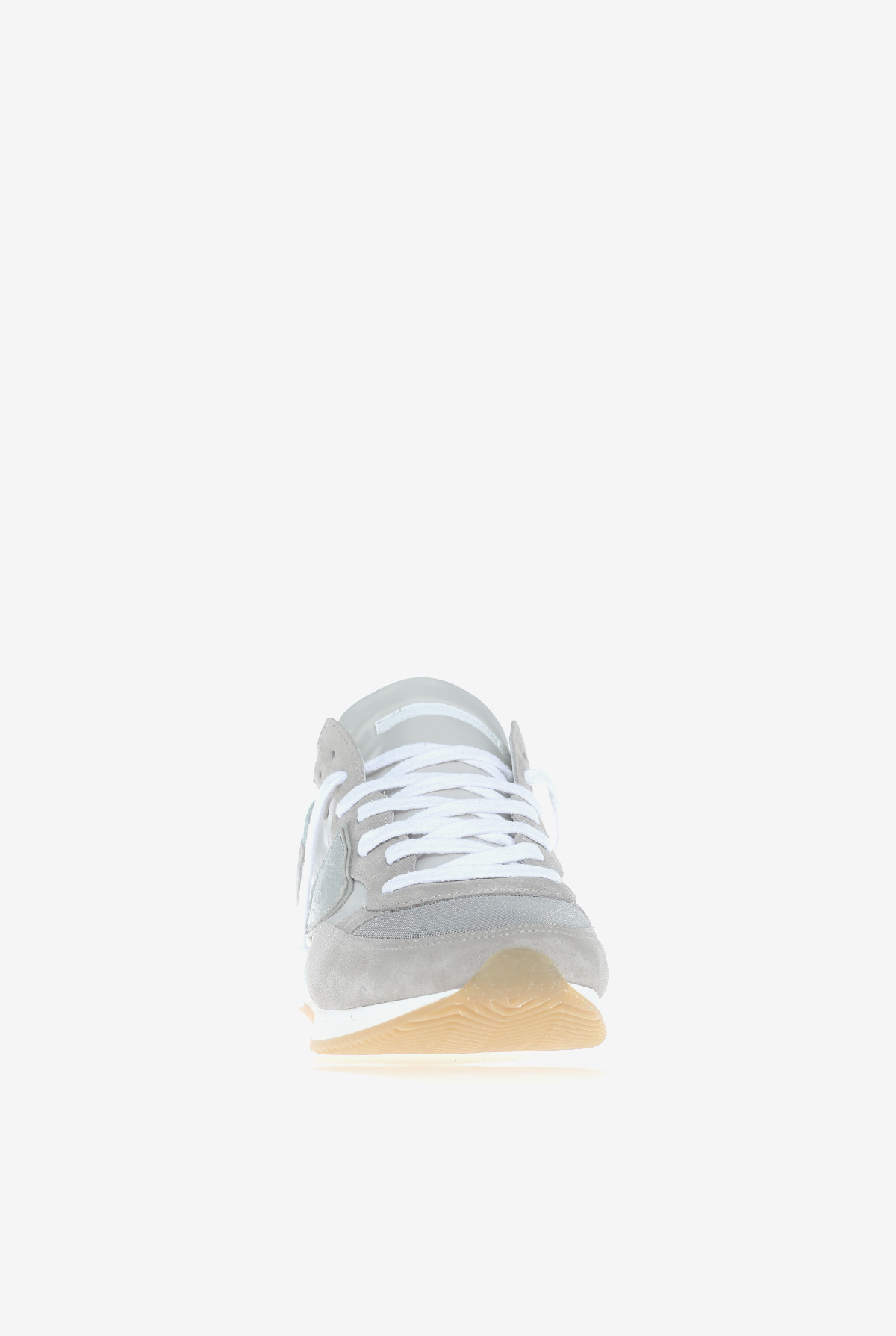 BASKETS PHILIPPE MODEL TROPEZ LOW UOMO BASIC GRIS/BLANC TRLU-1103
