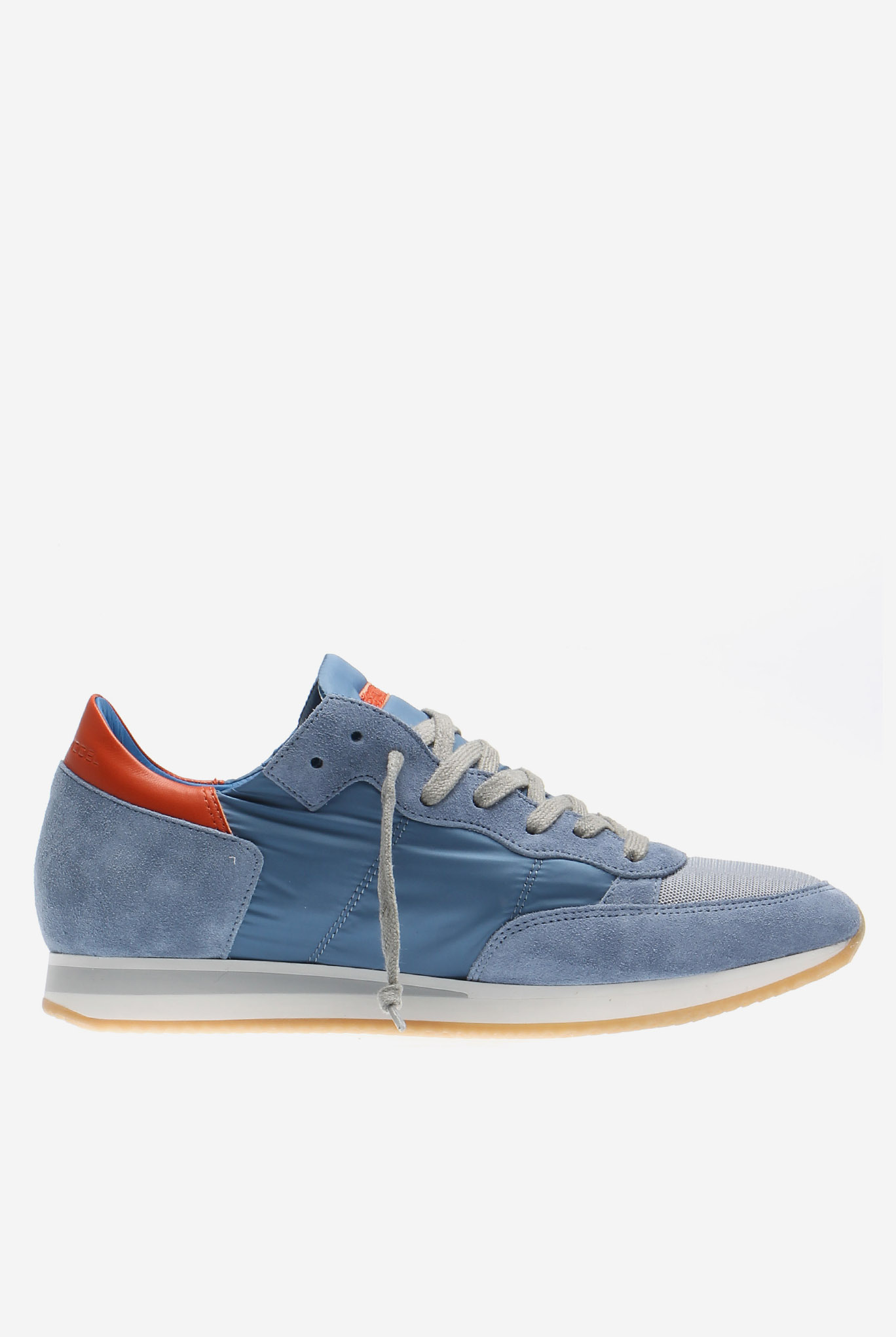 BASKETS PHILIPPE MODEL TROPEZ LOW UOMO BASIC AVION BLANC TRLU-1104