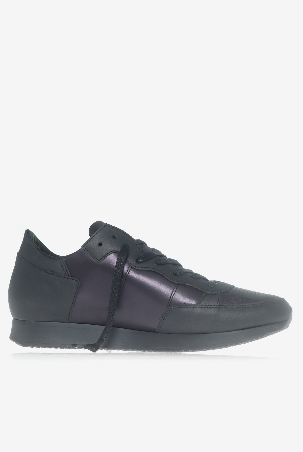 BASKETS PHILIPPE MODEL TROPEZ LOW UOMO METAL NOIR TRLU-MY08