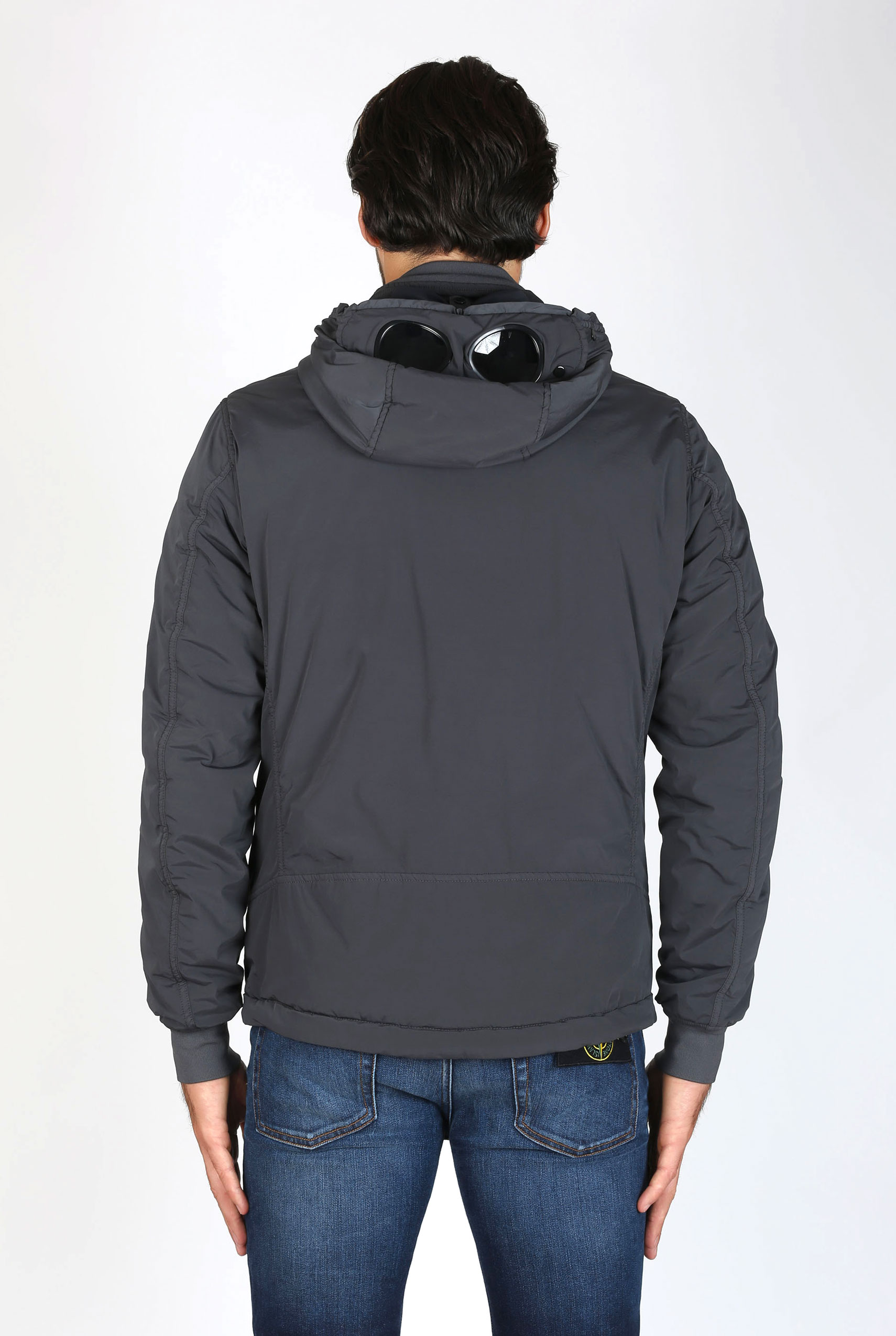 BLOUSON CP COMPANY GRIS GOGGLE JACKET 03CMOW002A001020G-968