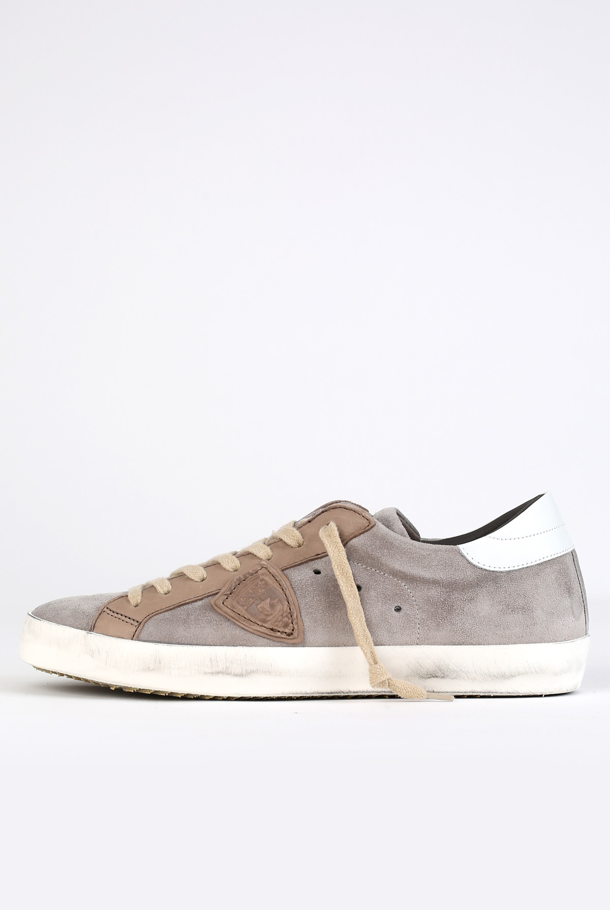 BASKETS PHILIPPE MODEL PARIS L U MIXAGE GRIS/MUD CLLU-XY61