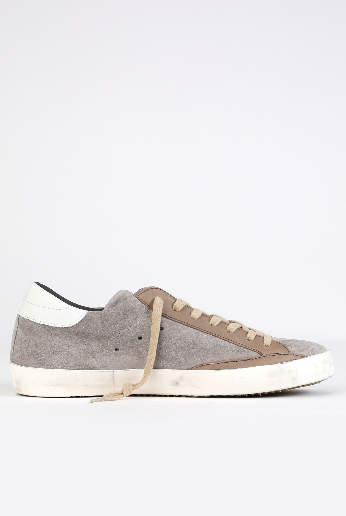 BASKETS PHILIPPE MODEL PARIS L U MIXAGE GRIS/MUD CLLU-XY61