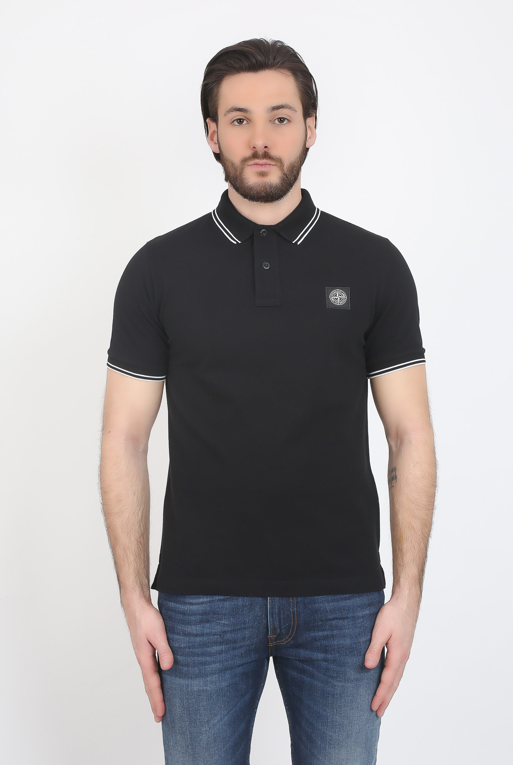 POLO STONE ISLAND NOIR 101522S18-V0029