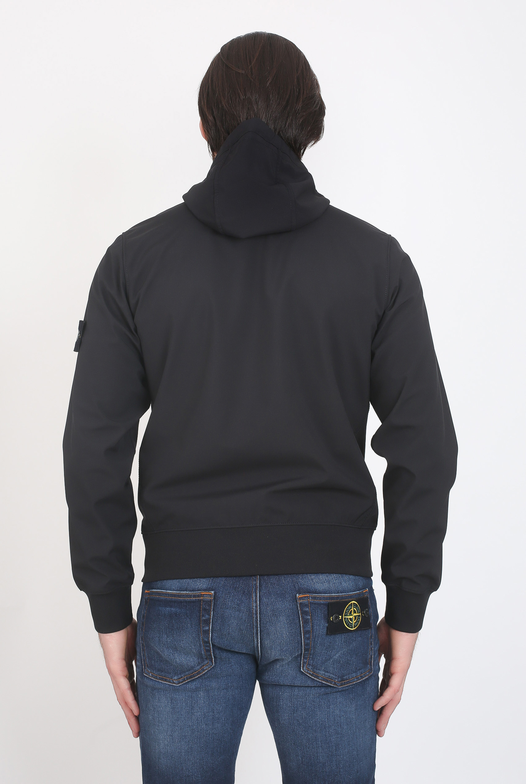 BLOUSON STONE ISLAND LIGHT SOFT SHELL-R NOIR 681540827-V0029